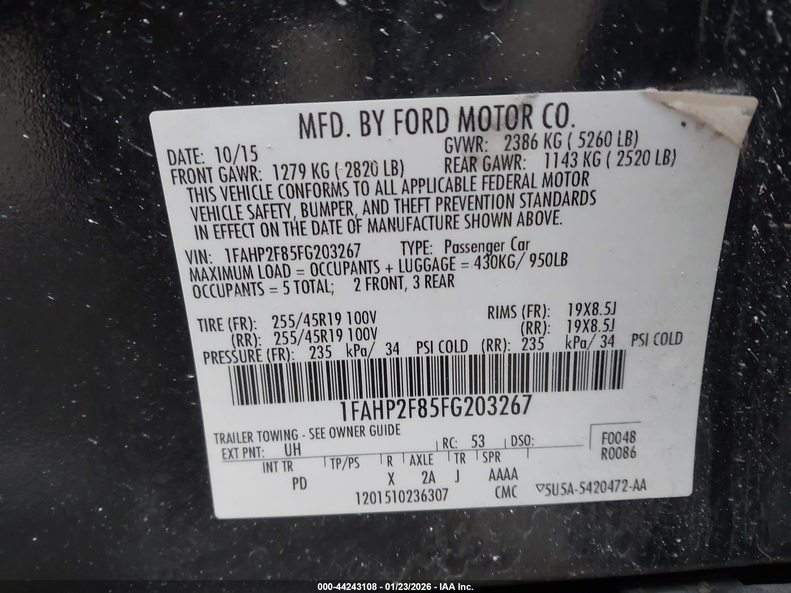 FORD TAURUS image 9