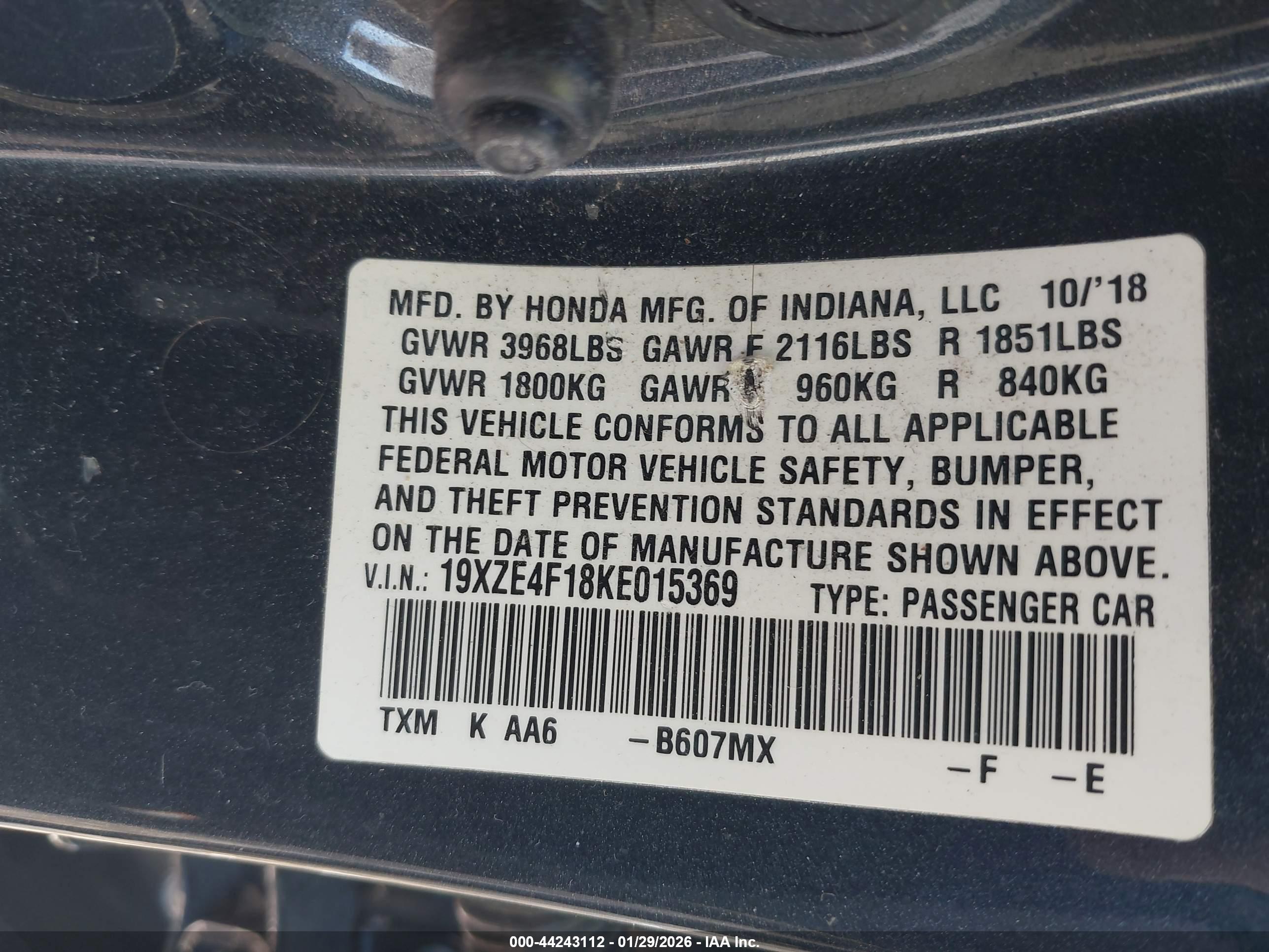 HONDA INSIGHT image 9