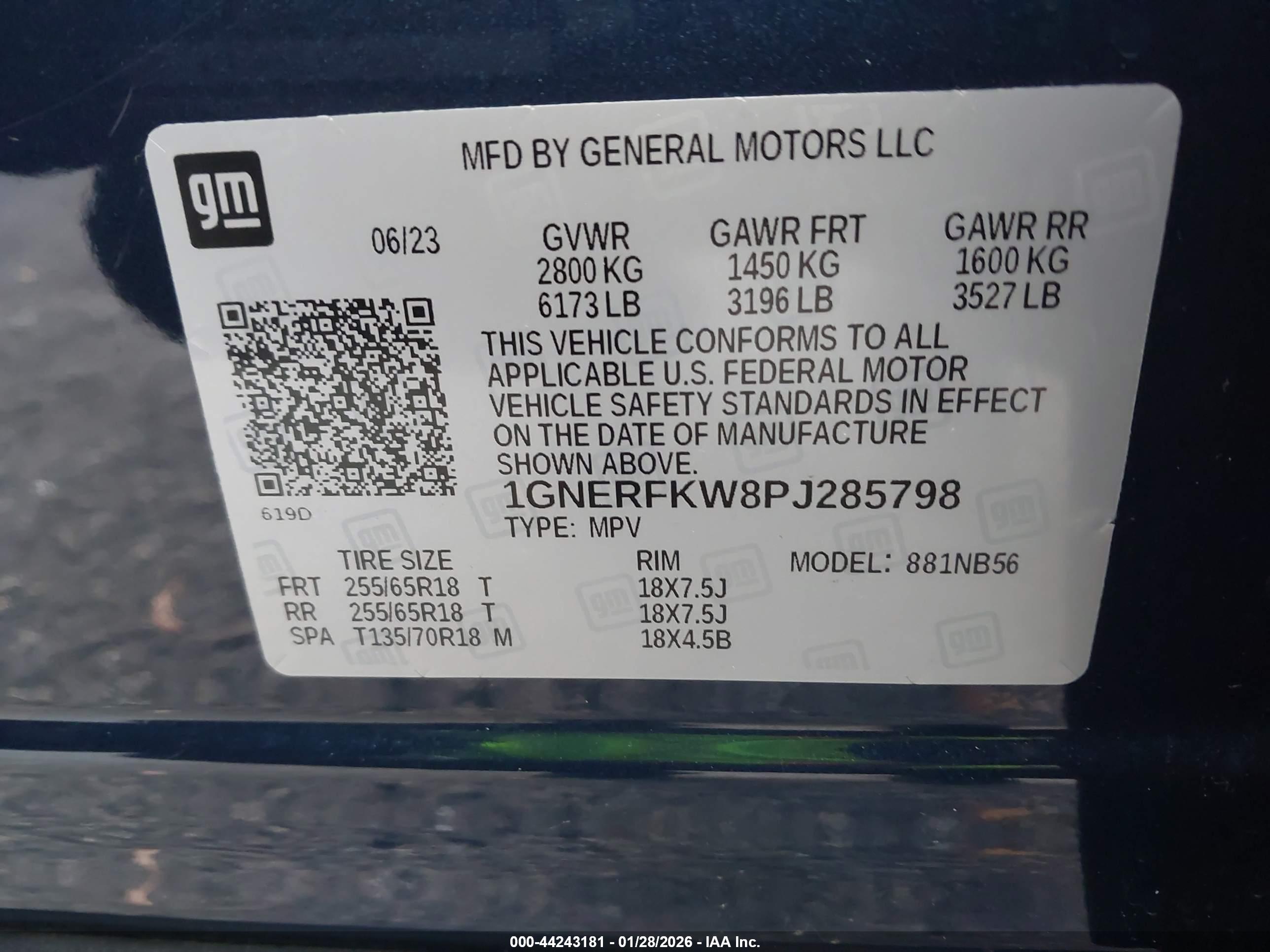 CHEVROLET TRAVERSE image 9