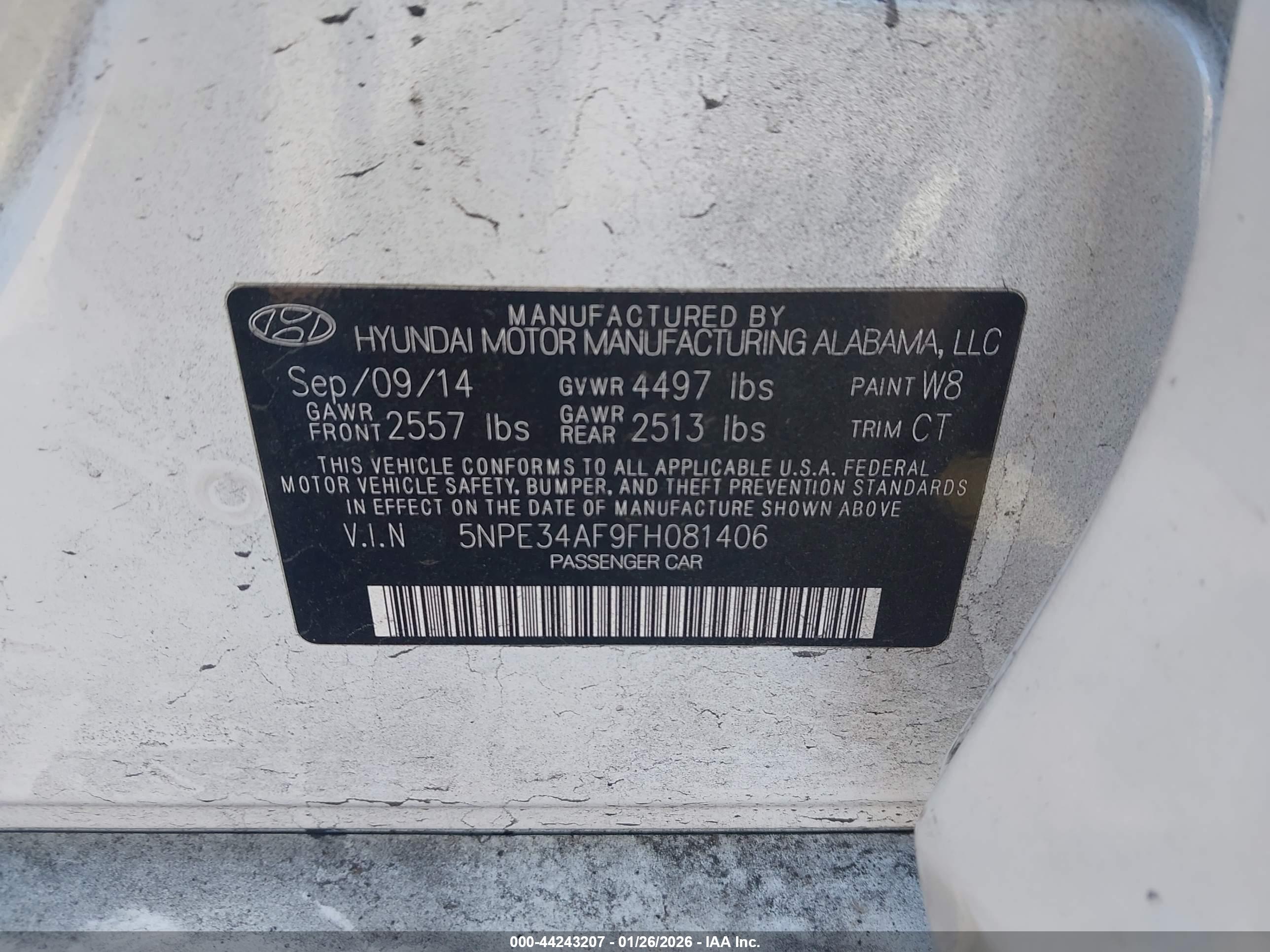 HYUNDAI SONATA image 9