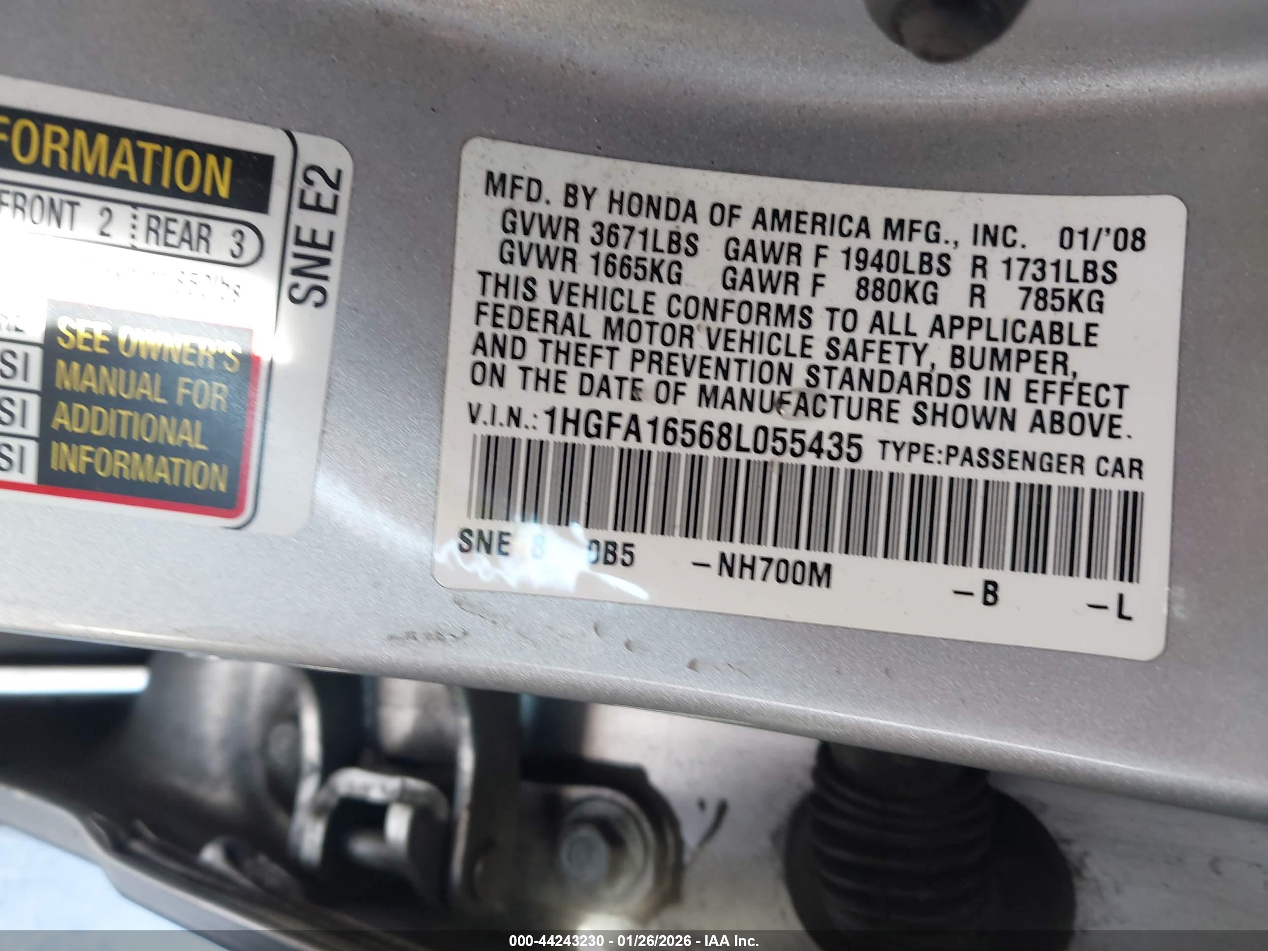 HONDA CIVIC image 9