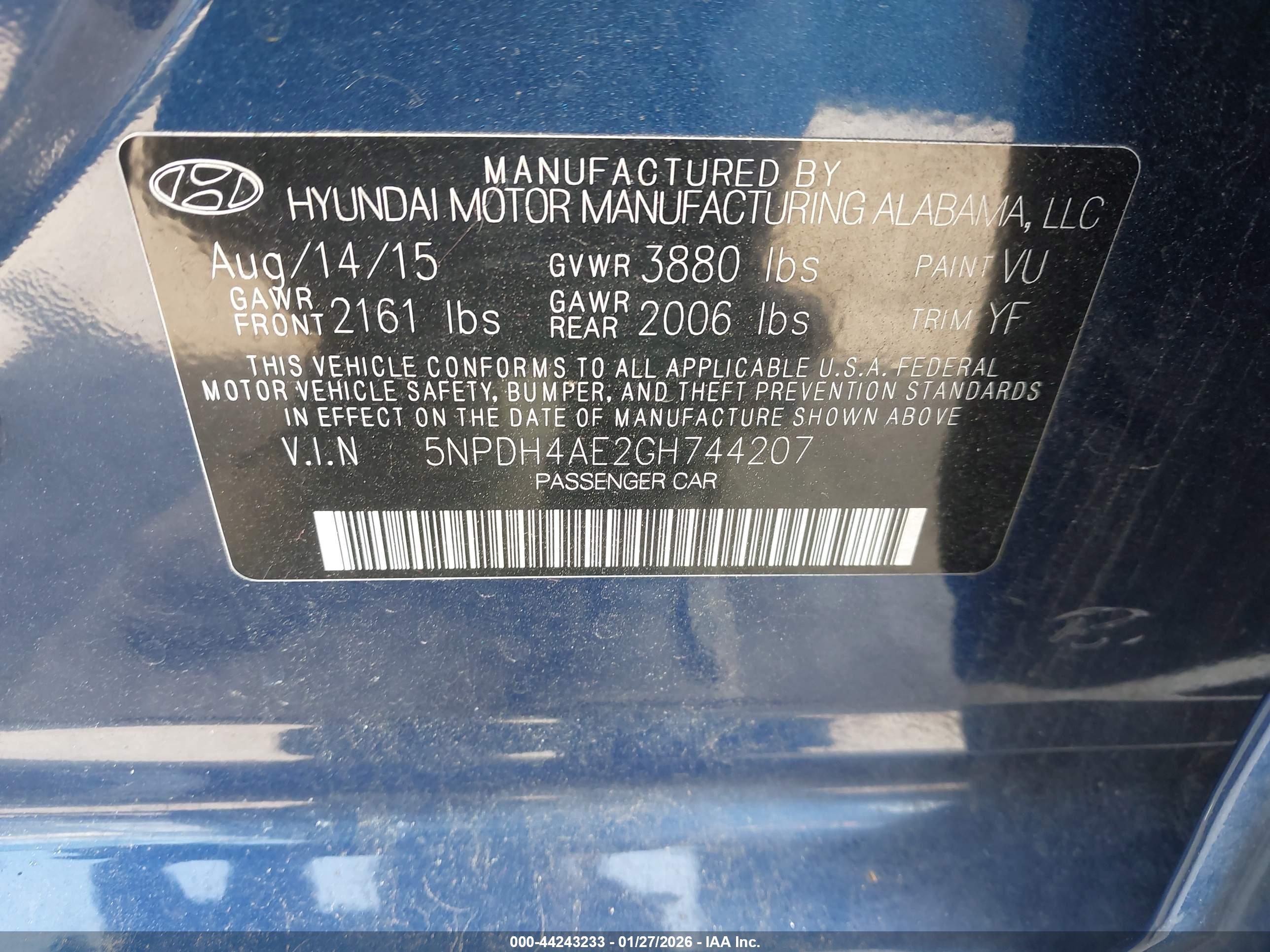 HYUNDAI ELANTRA image 9