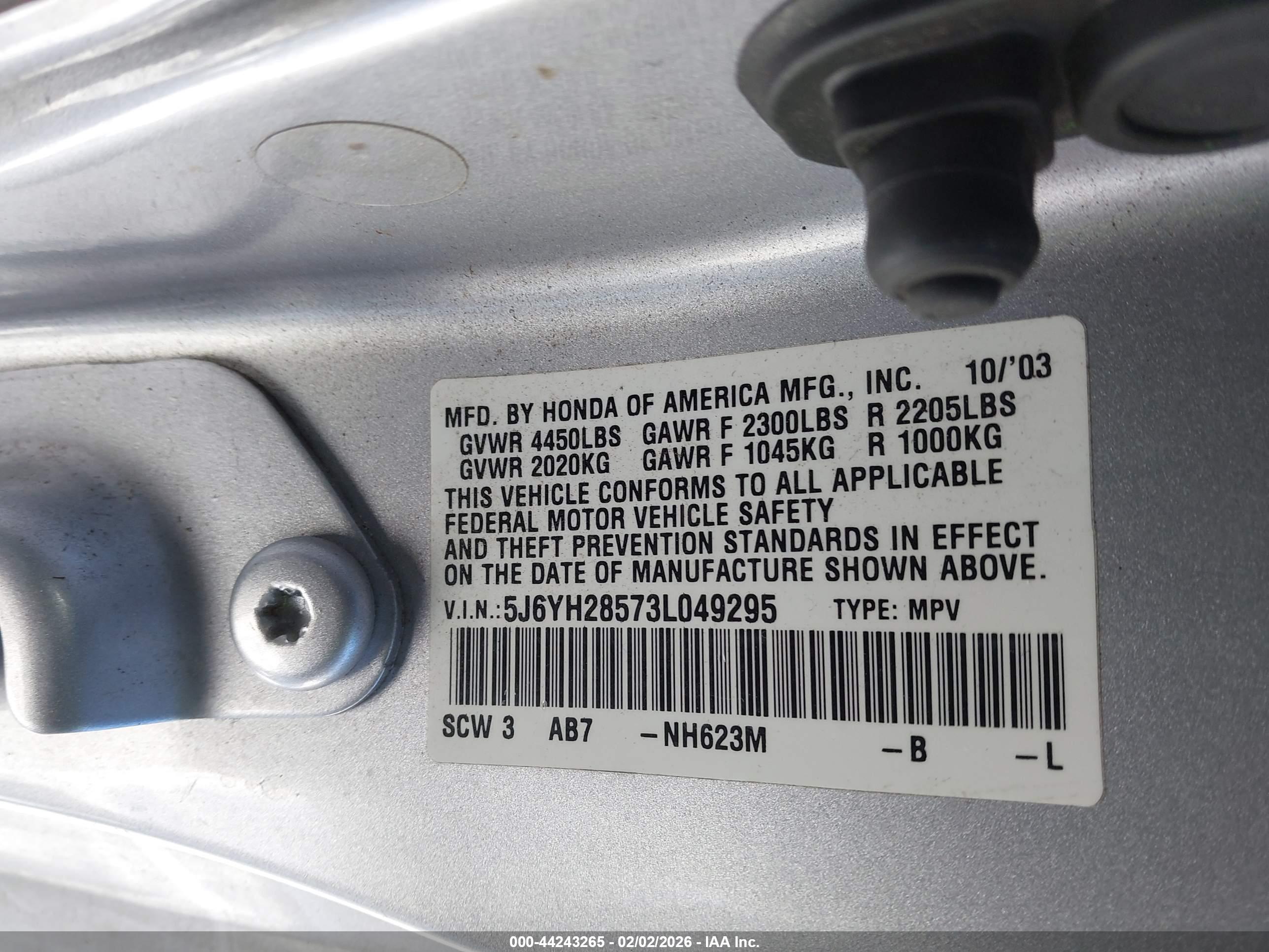 HONDA ELEMENT image 9