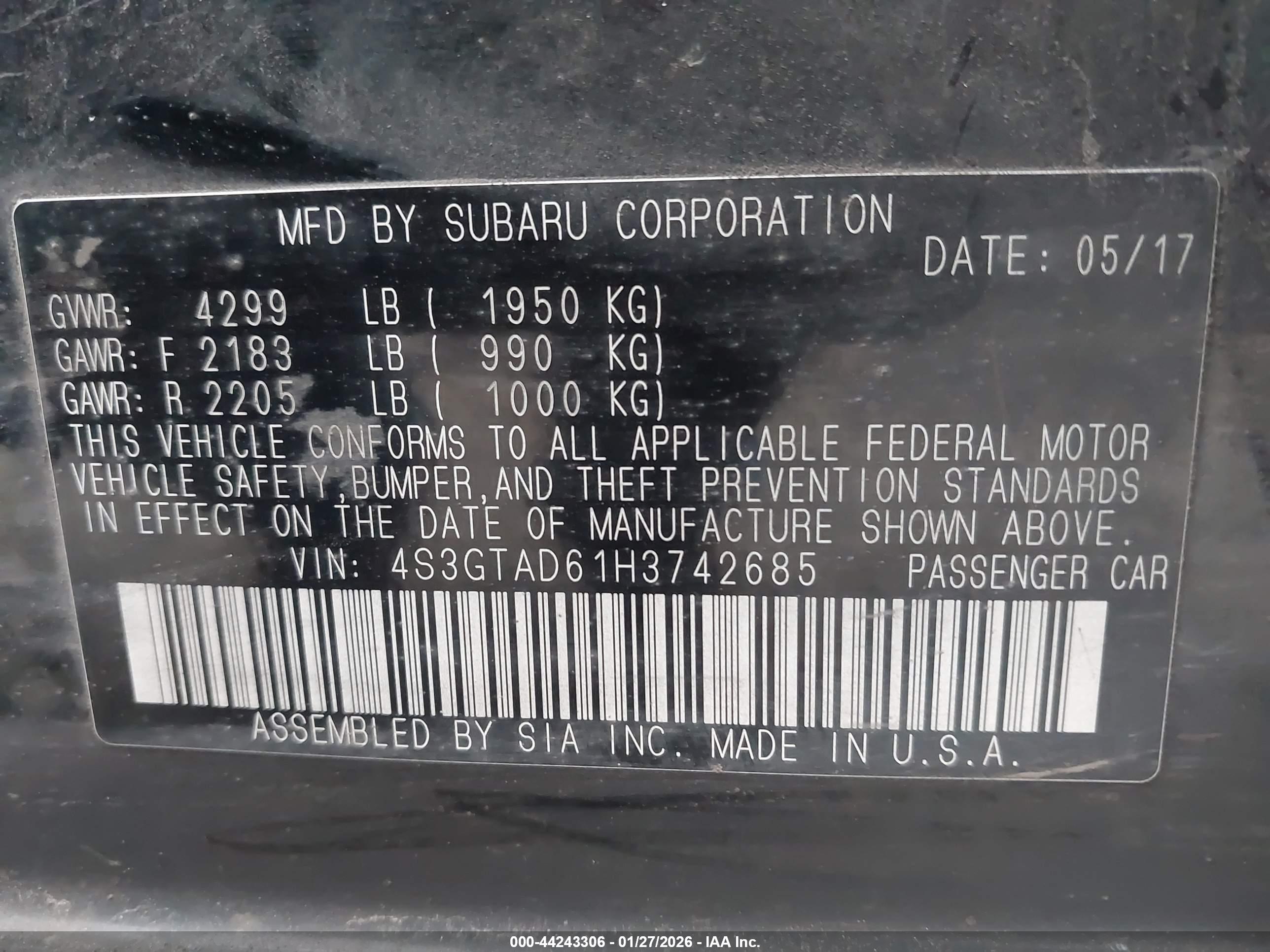 SUBARU IMPREZA image 9