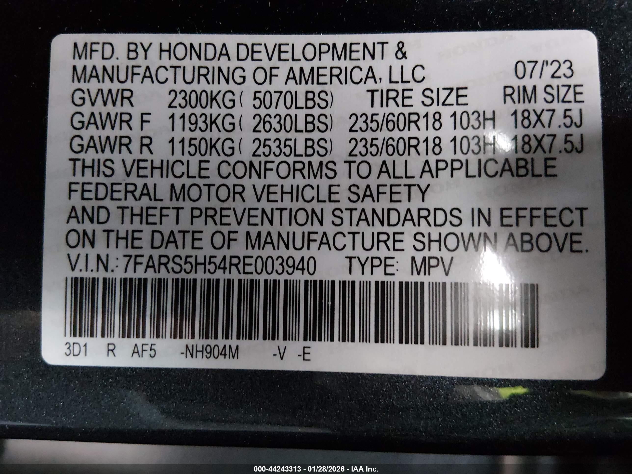 HONDA CR-V image 9