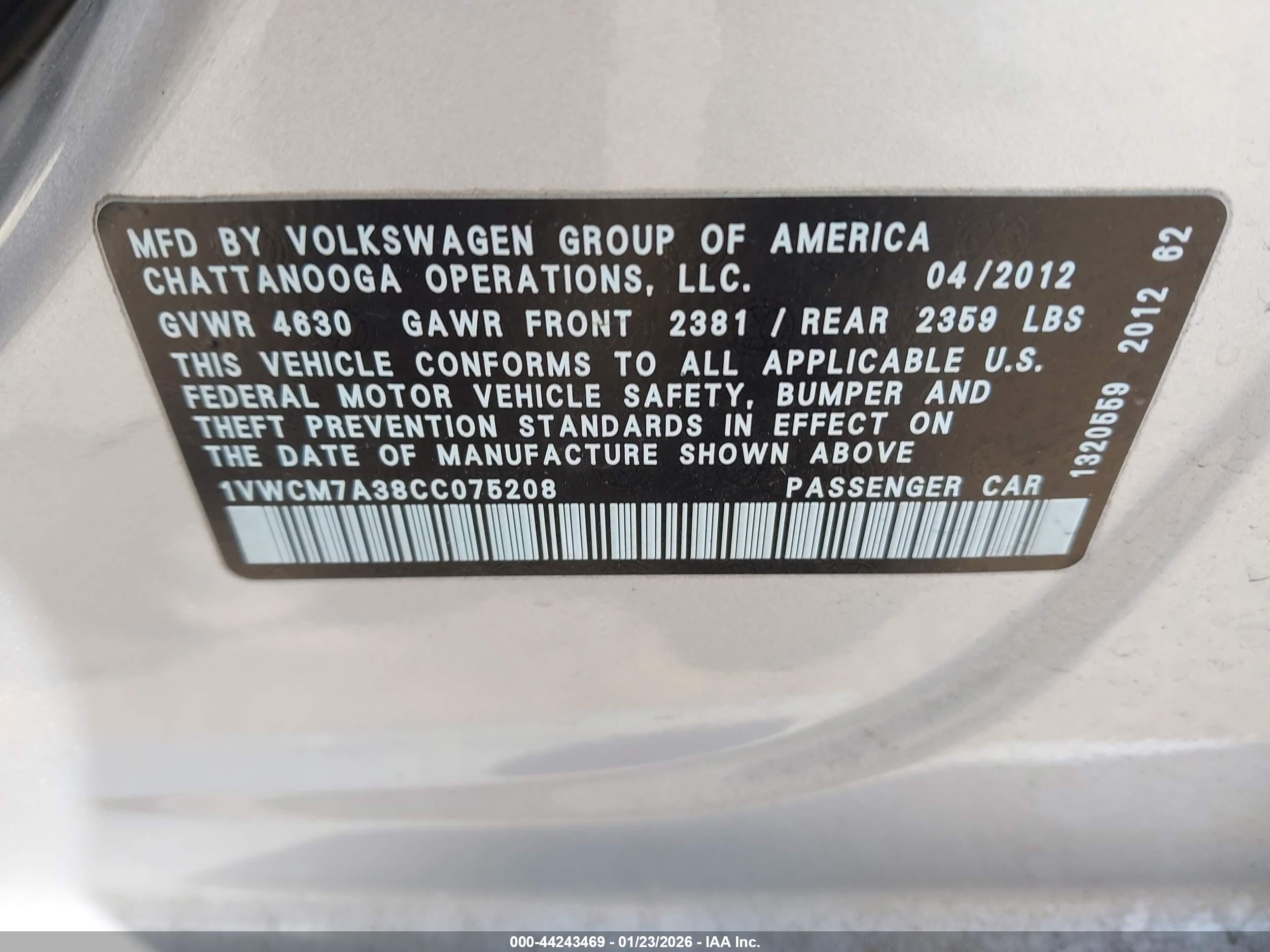 VOLKSWAGEN PASSAT image 9