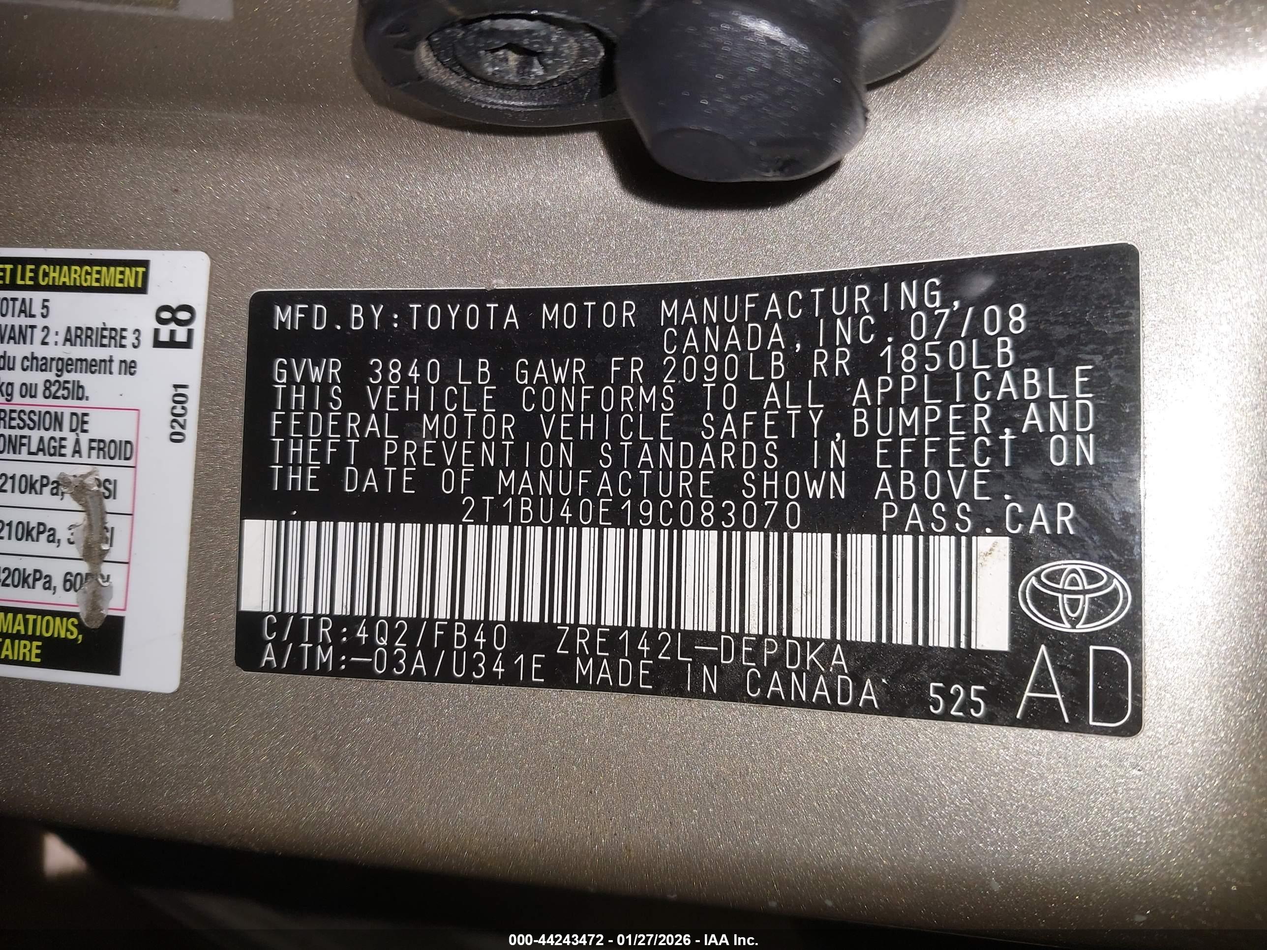 TOYOTA COROLLA image 9