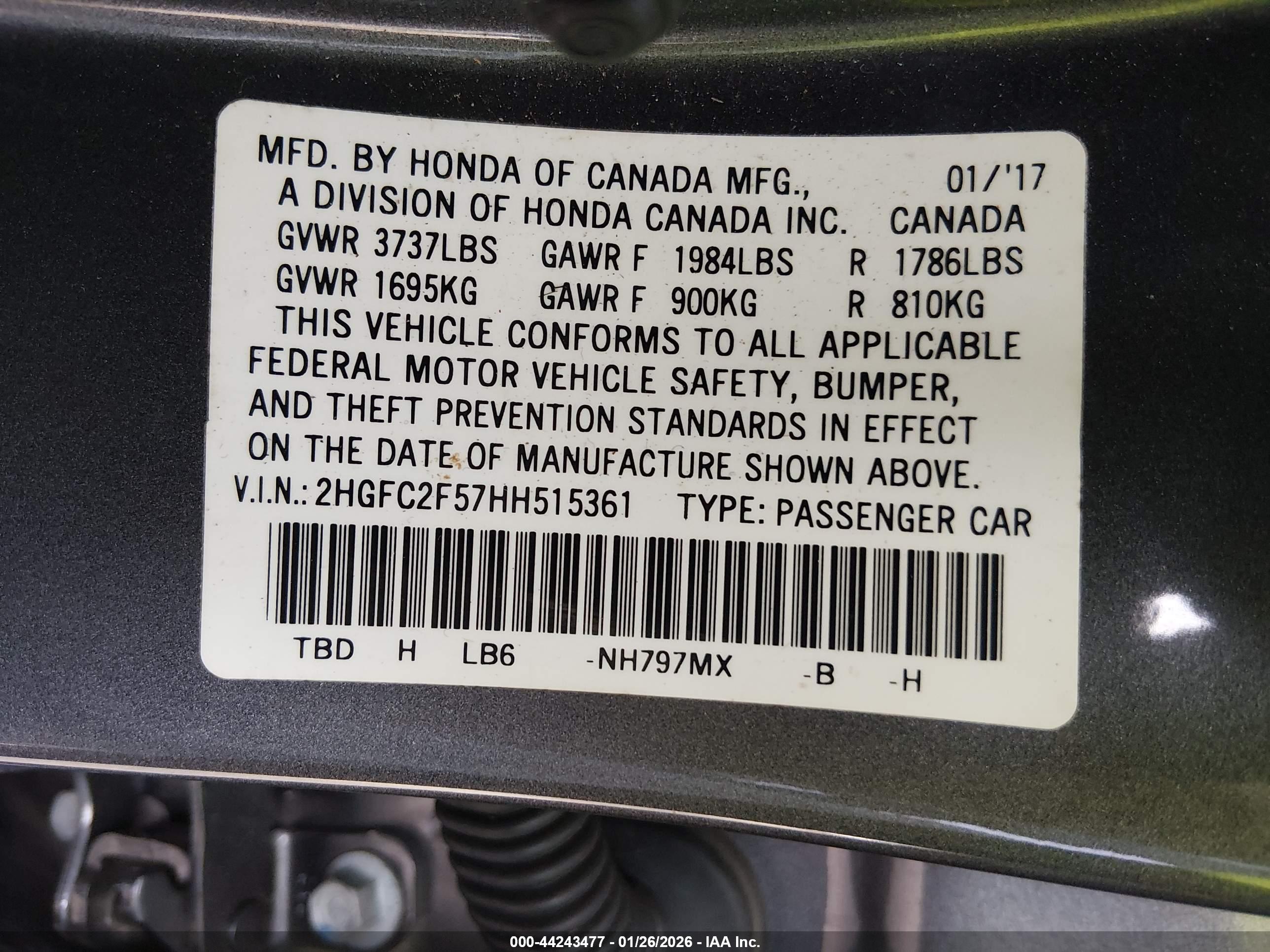 HONDA CIVIC image 9