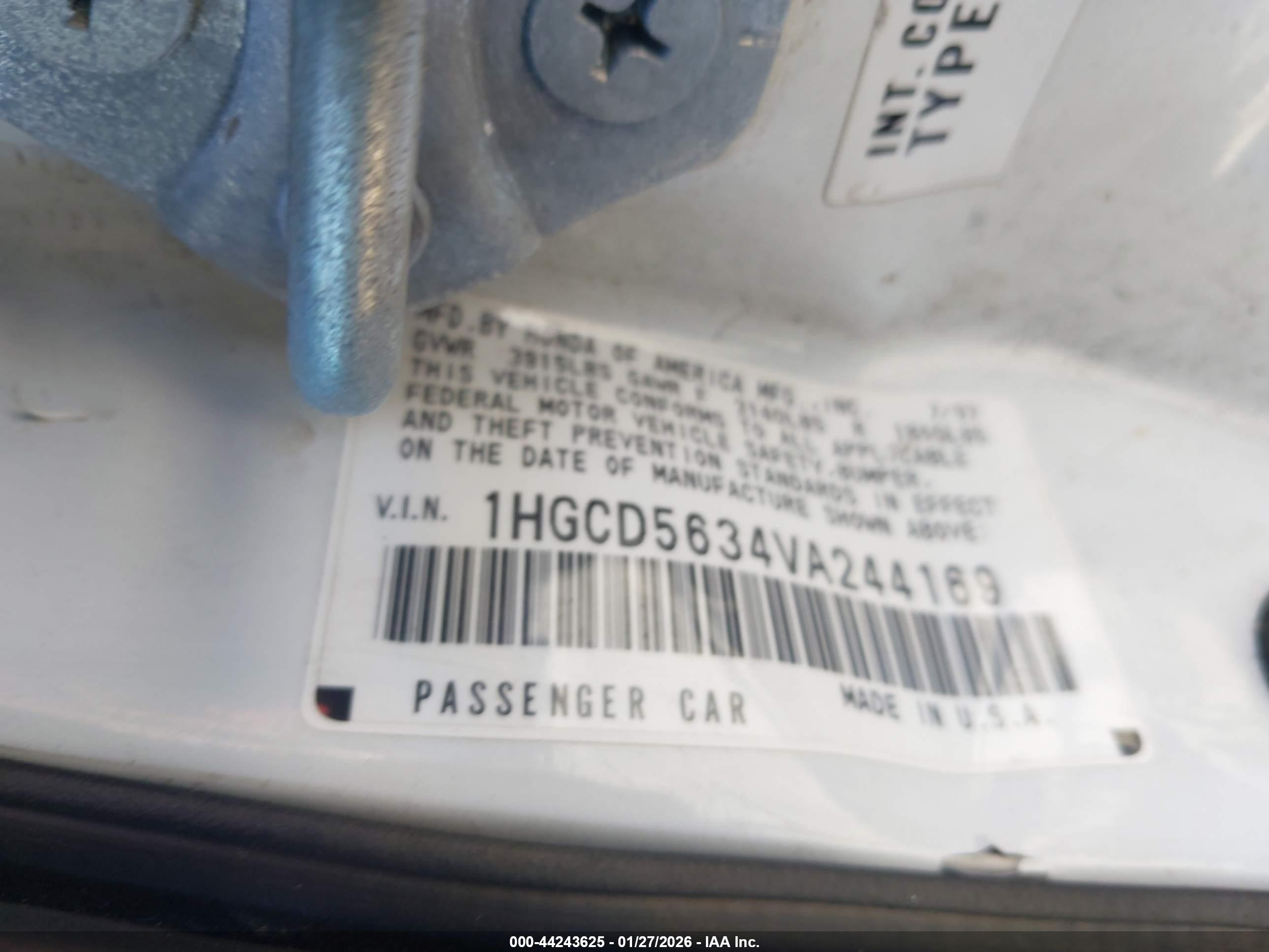 HONDA ACCORD image 9