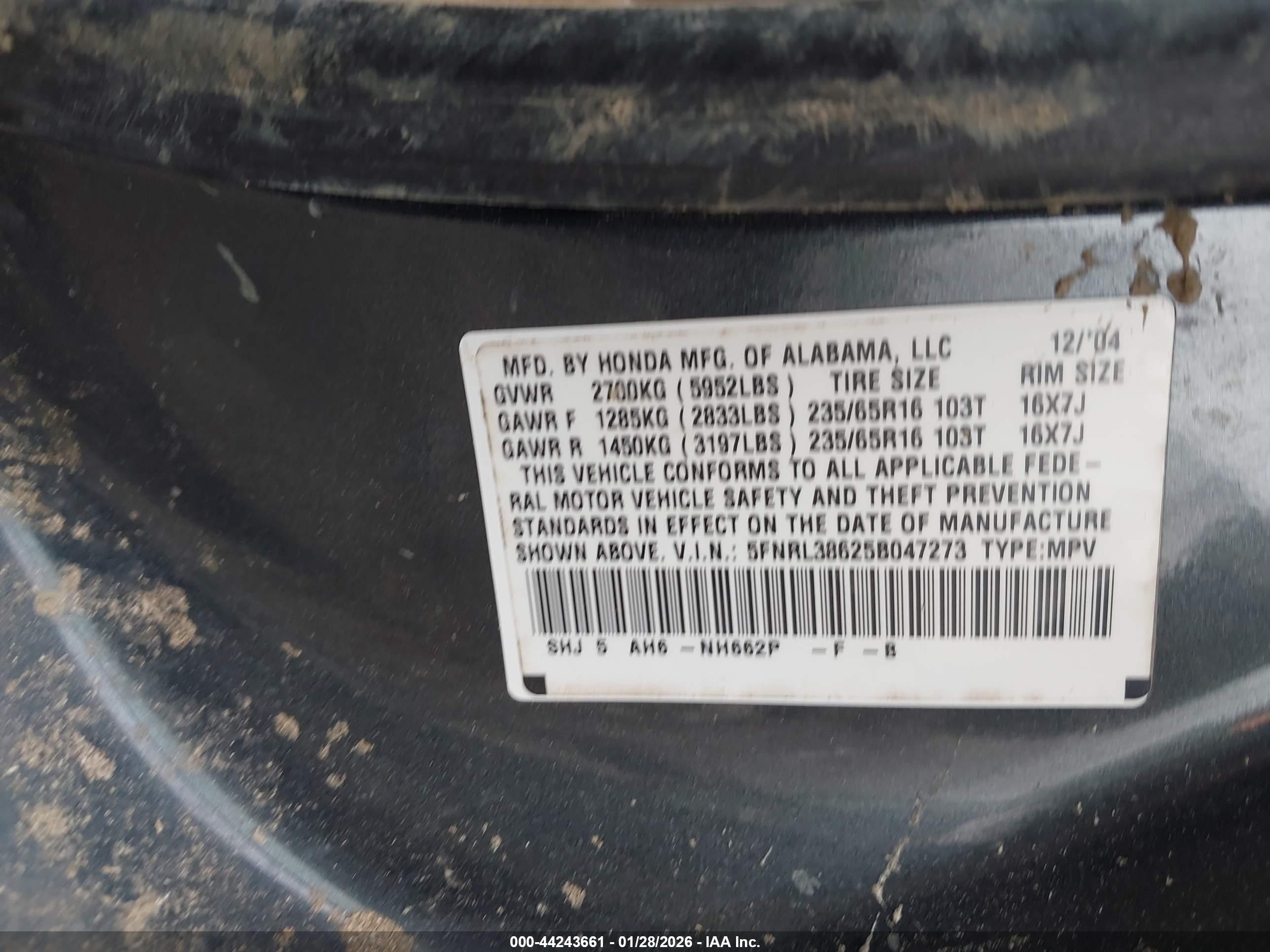 HONDA ODYSSEY image 9
