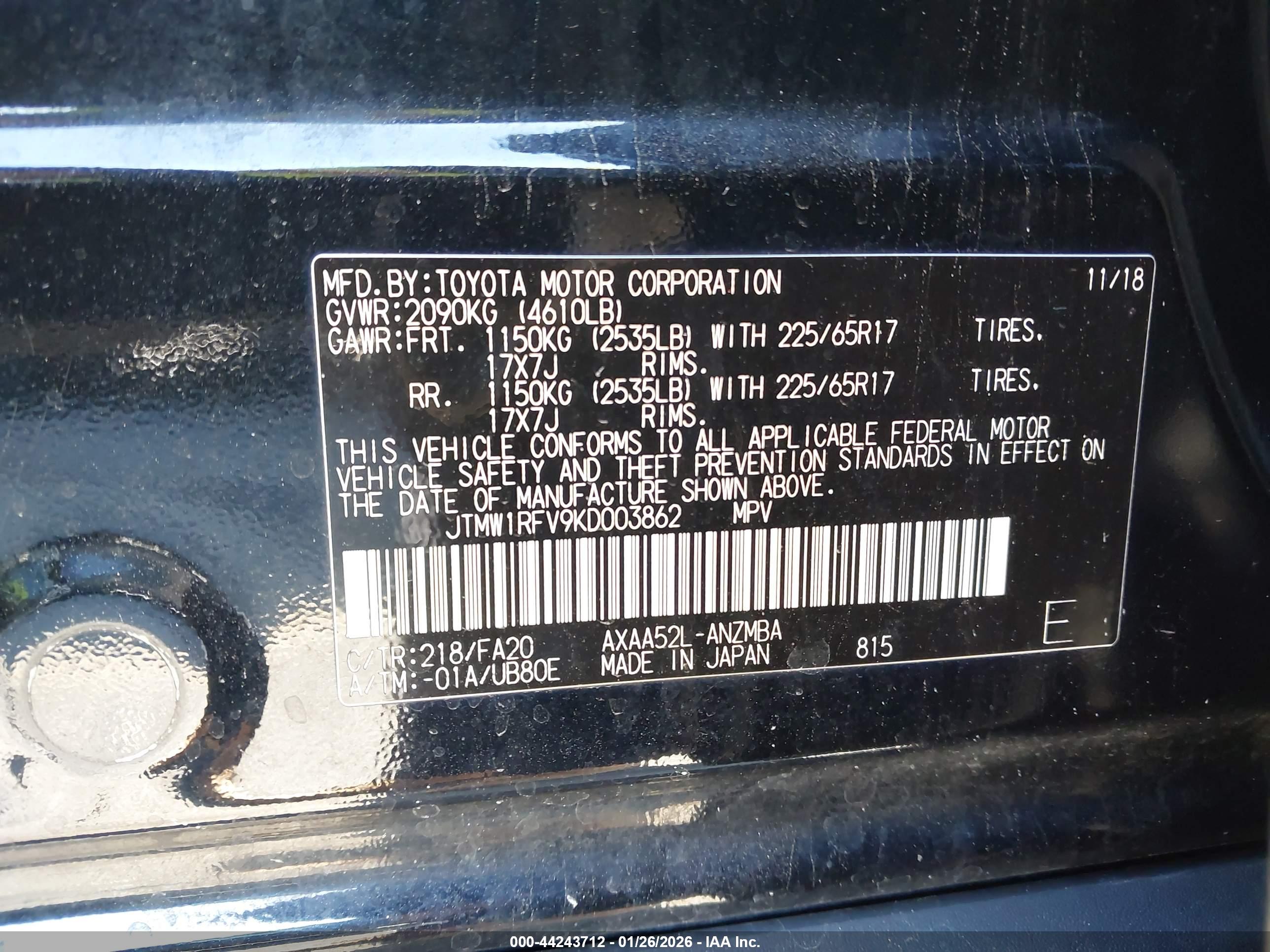 TOYOTA RAV4 image 9
