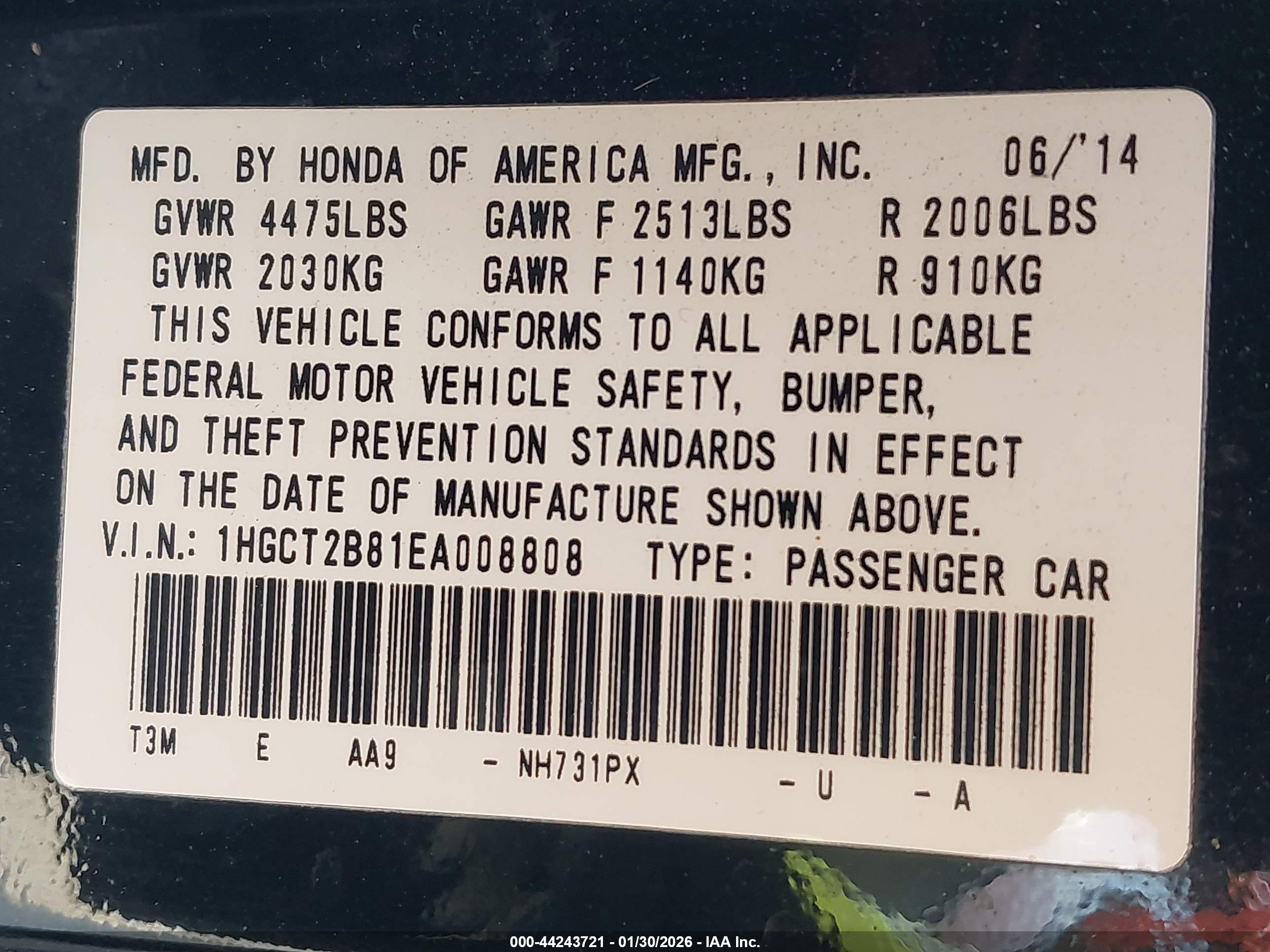 HONDA ACCORD image 9