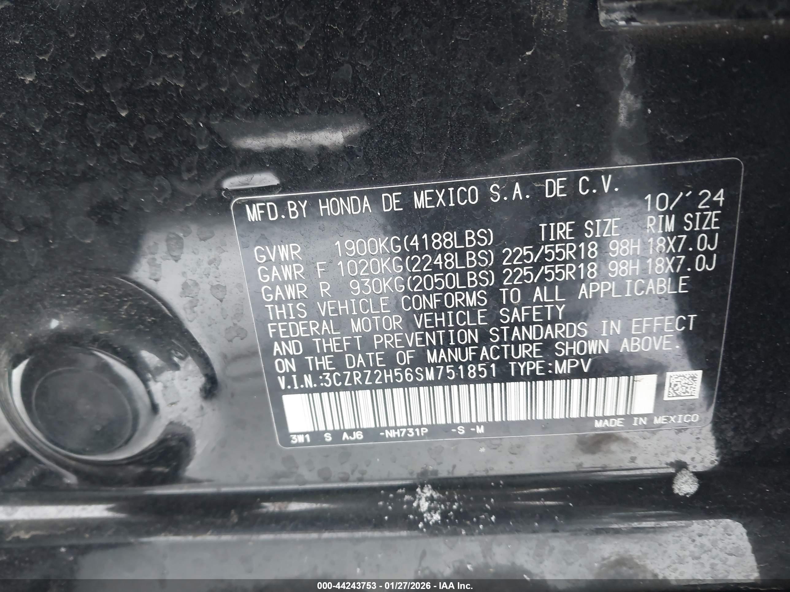 HONDA HR-V image 9