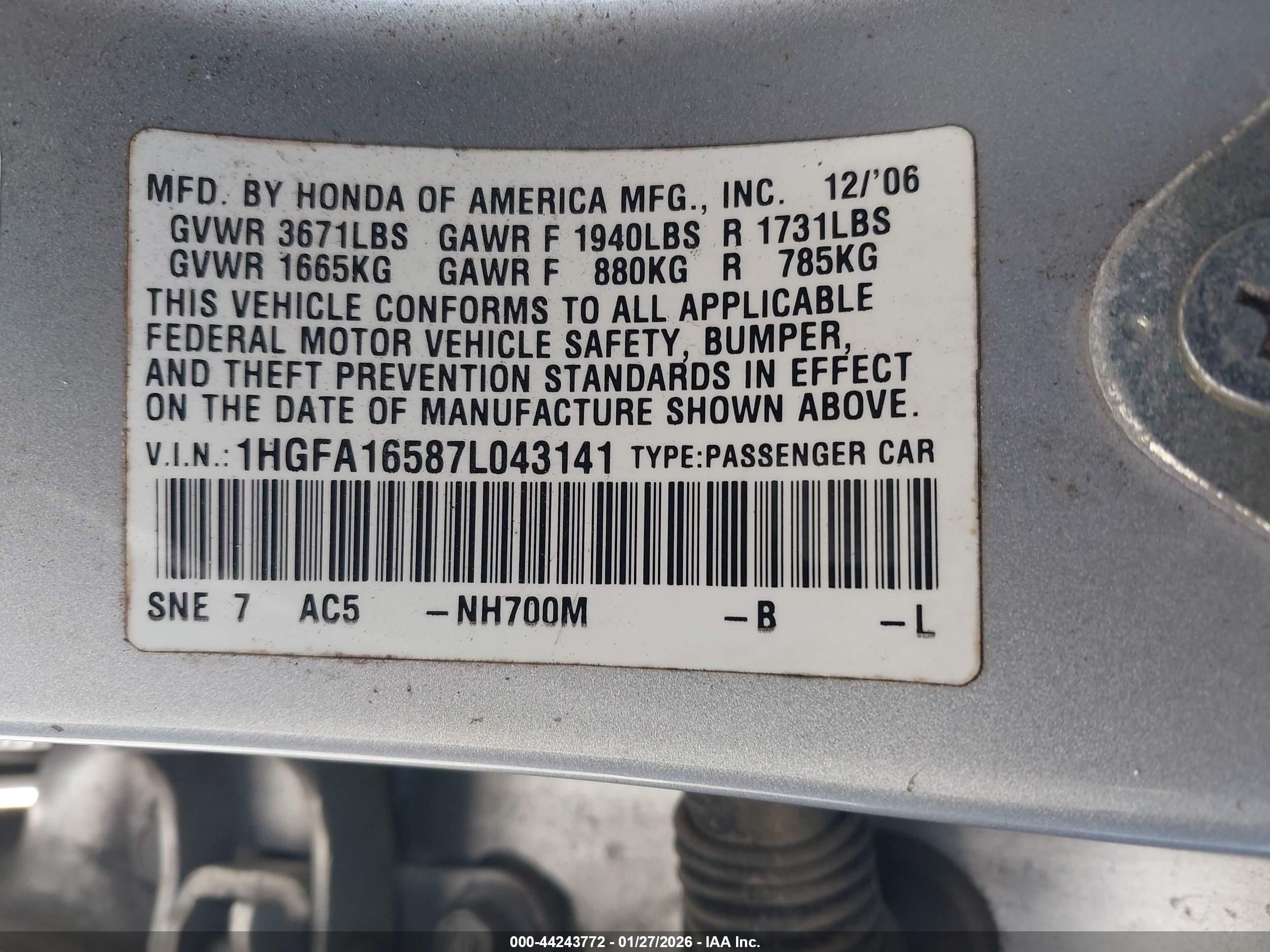 HONDA CIVIC image 9