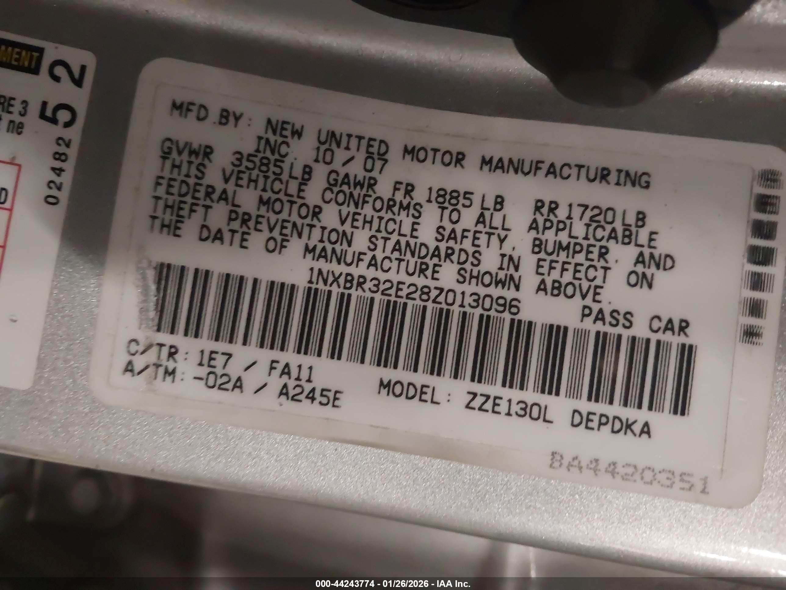 TOYOTA COROLLA image 9