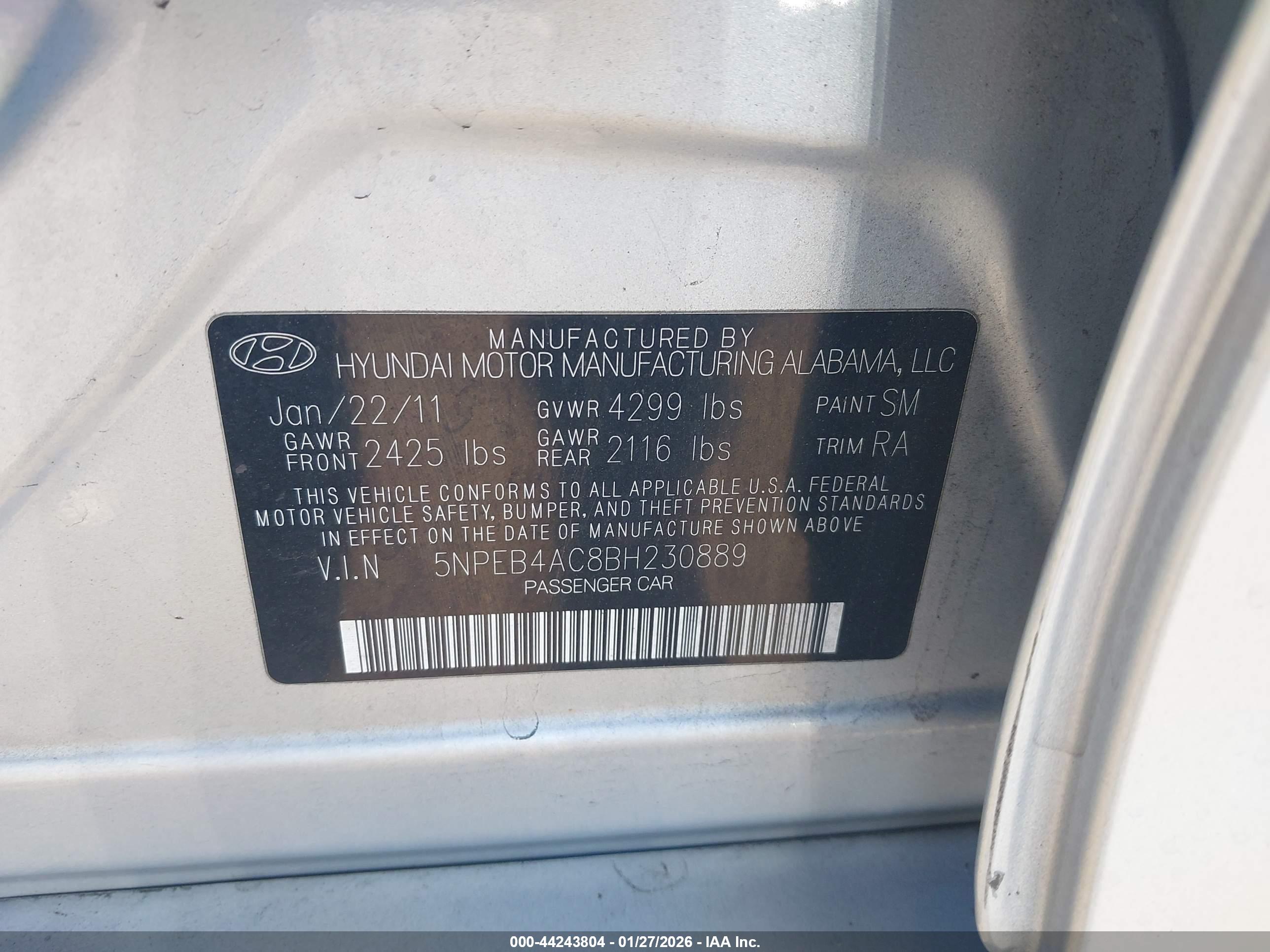 HYUNDAI SONATA image 9