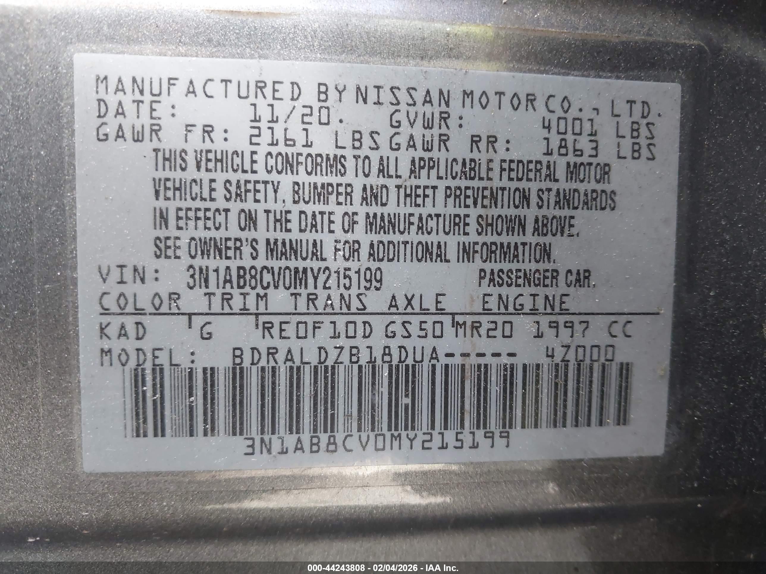 NISSAN SENTRA image 9