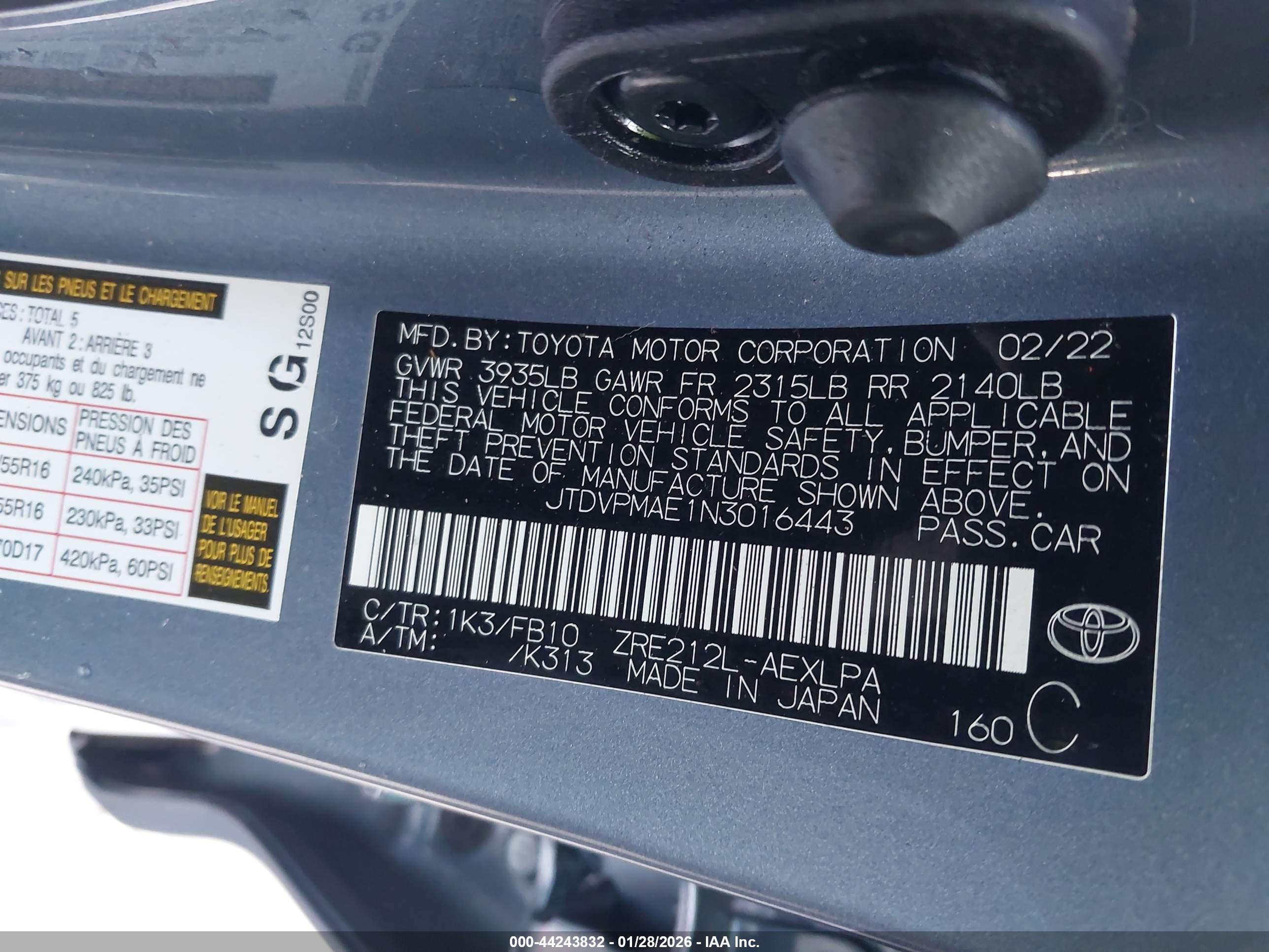 TOYOTA COROLLA image 9