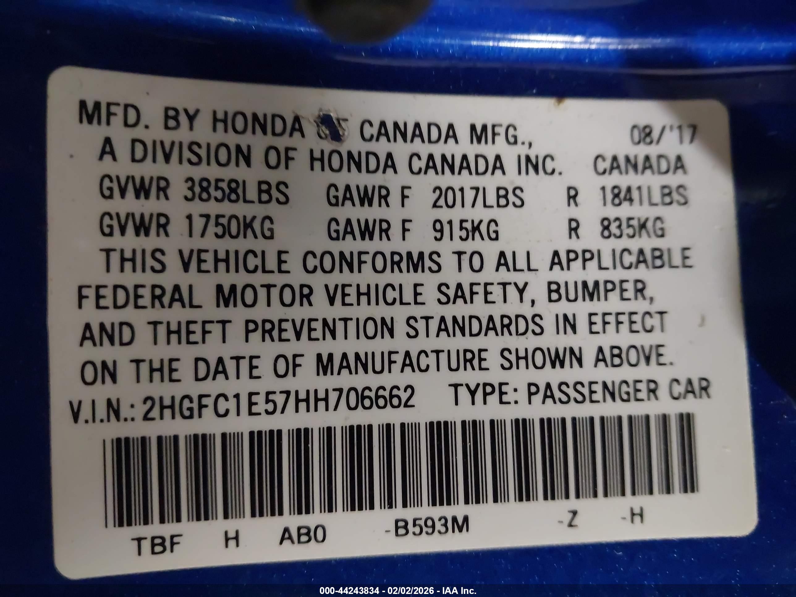 HONDA CIVIC image 9