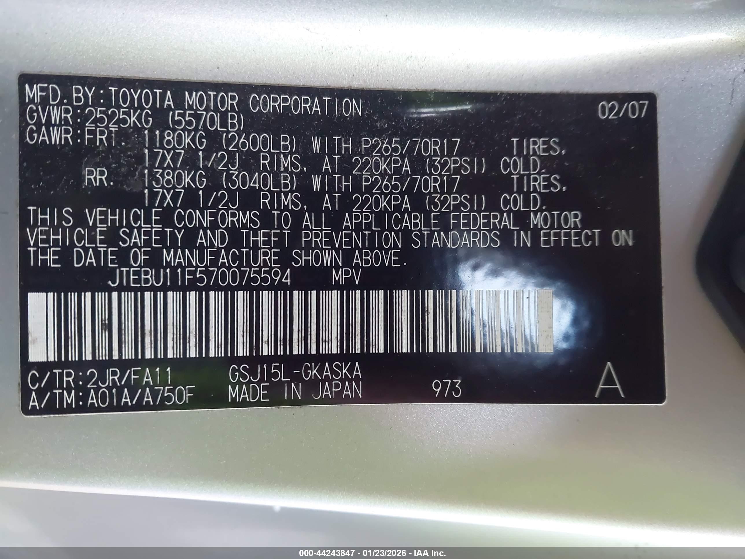 TOYOTA FJ image 9