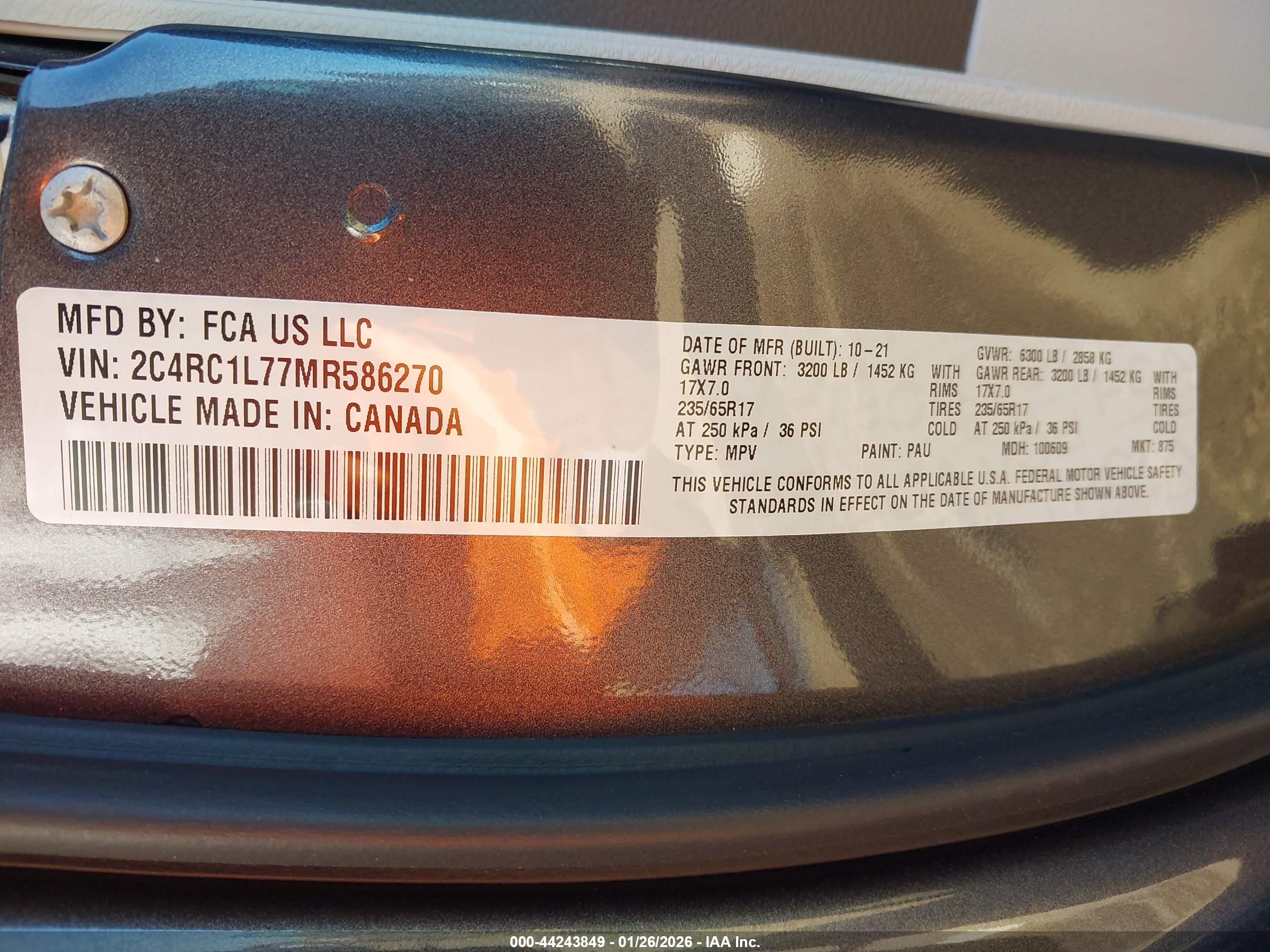 CHRYSLER PACIFICA image 9
