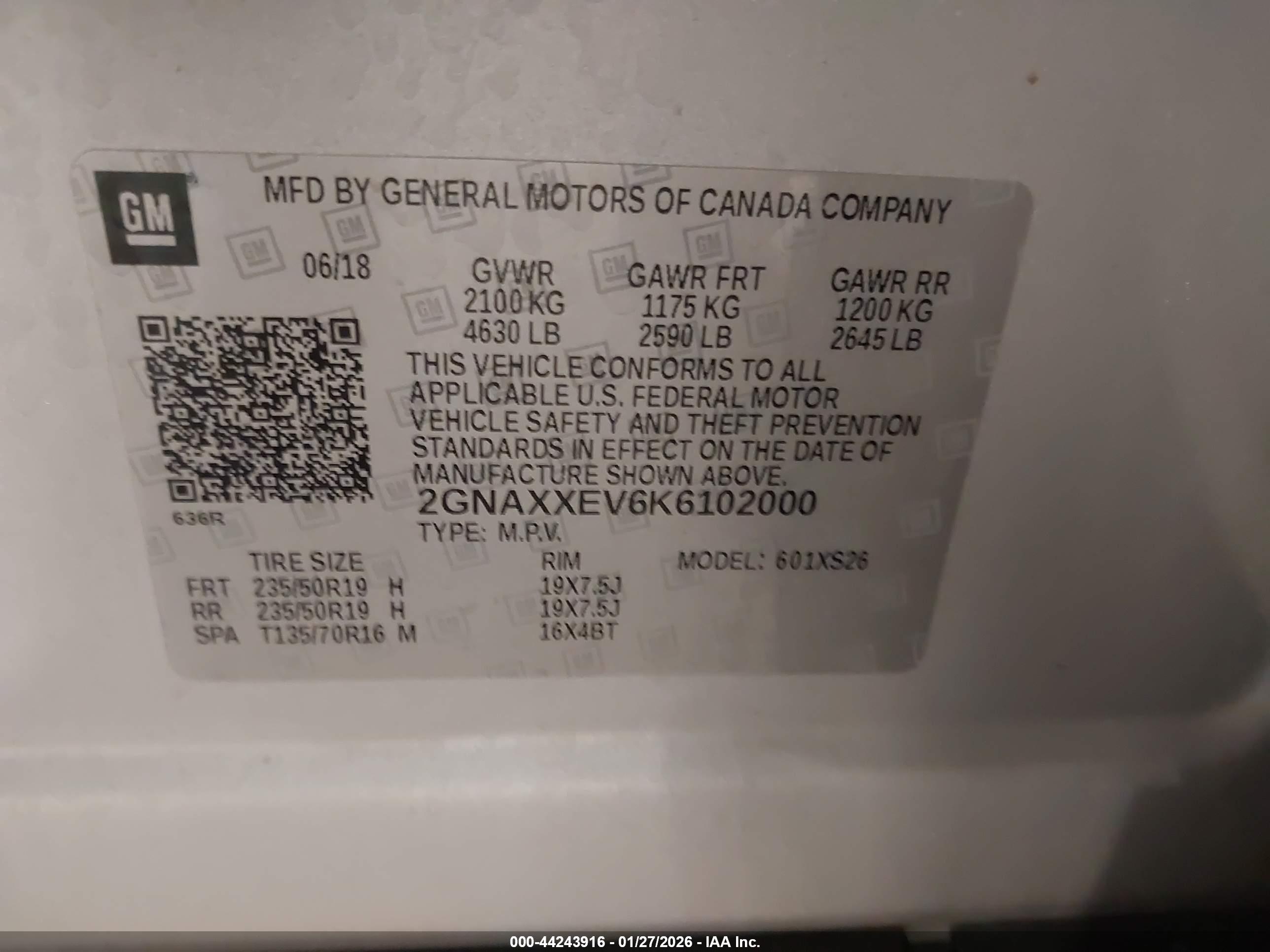 CHEVROLET EQUINOX image 9