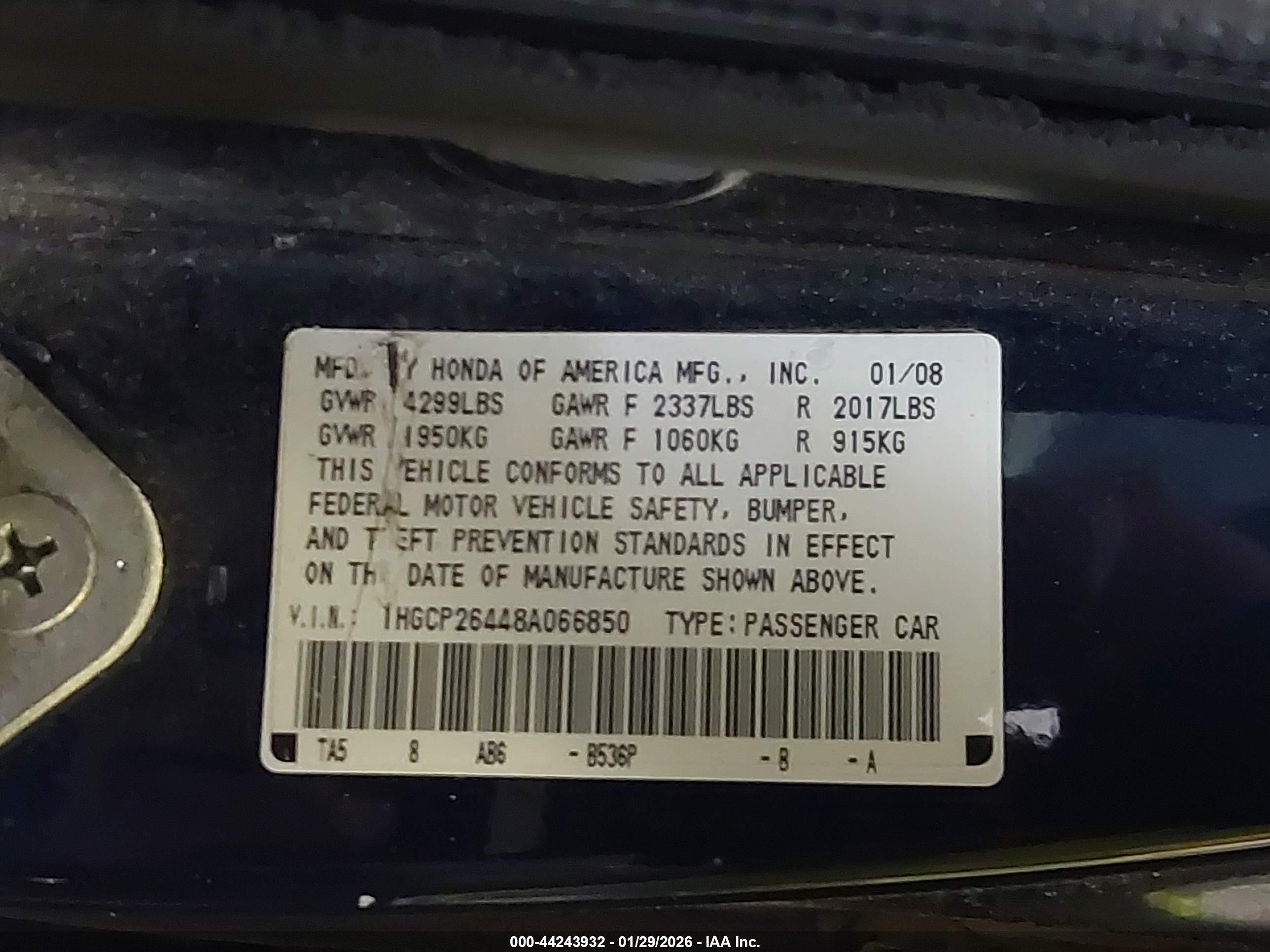 HONDA ACCORD image 9