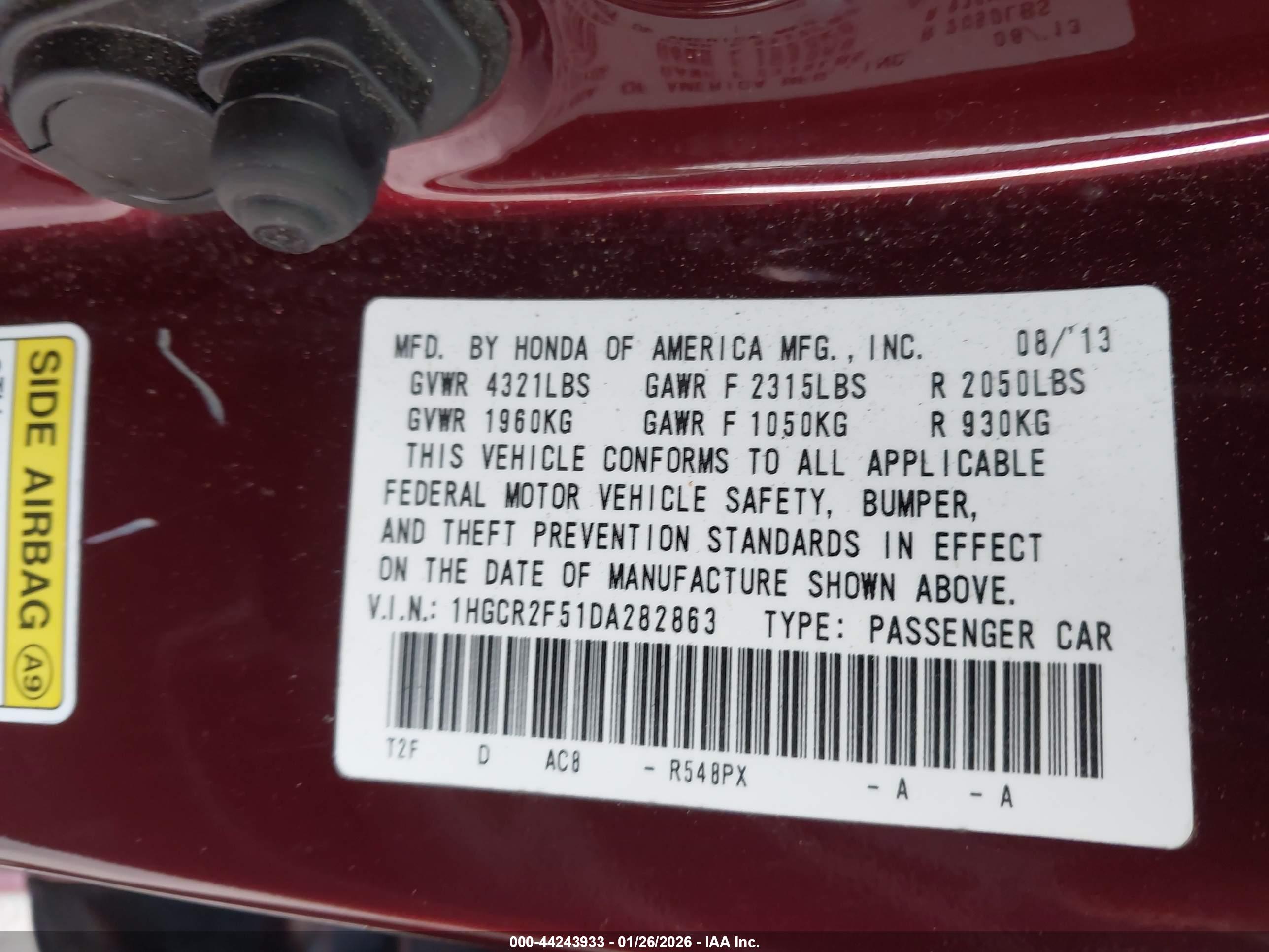 HONDA ACCORD image 9