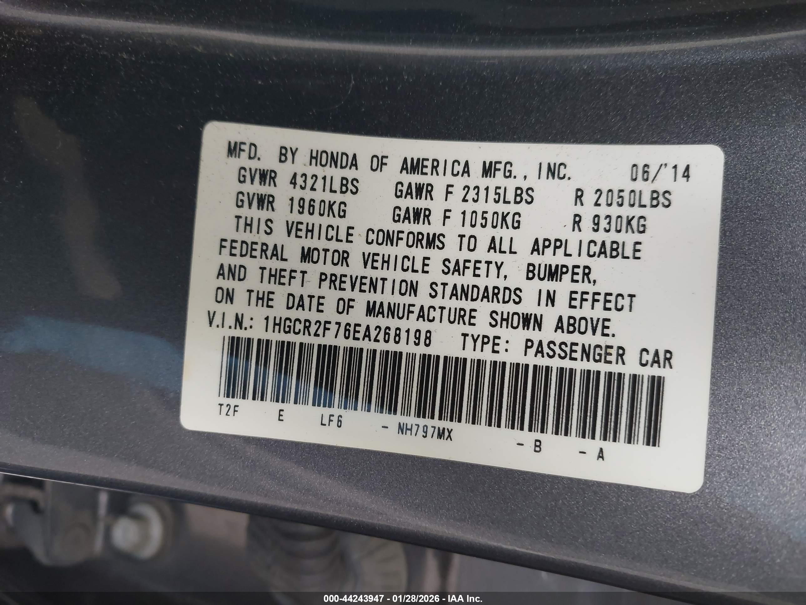 HONDA ACCORD image 9