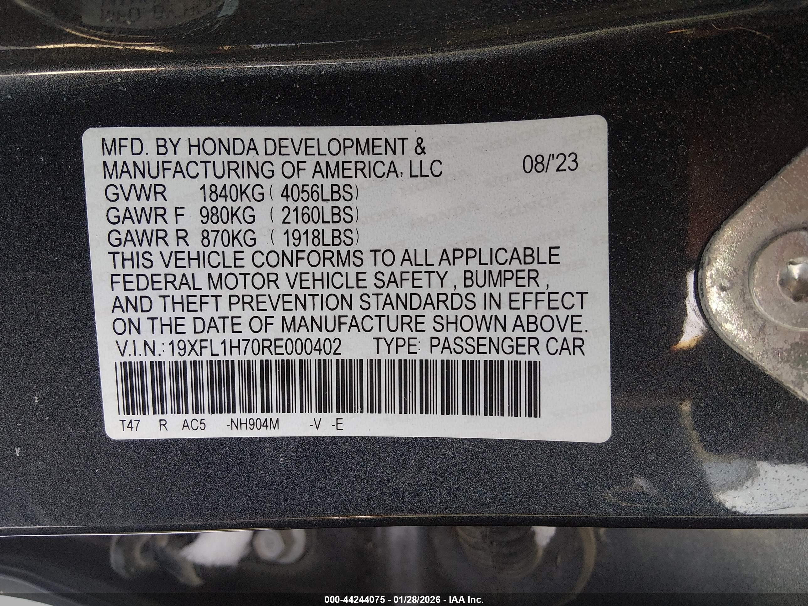 HONDA CIVIC image 9