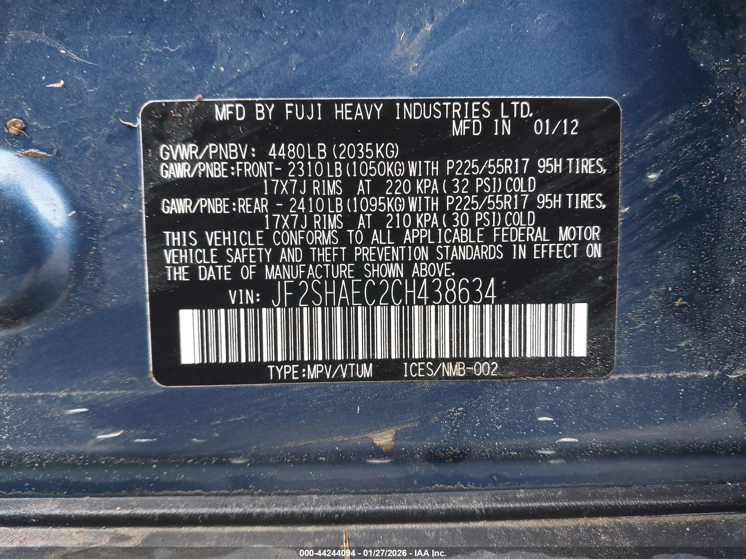 SUBARU FORESTER image 9