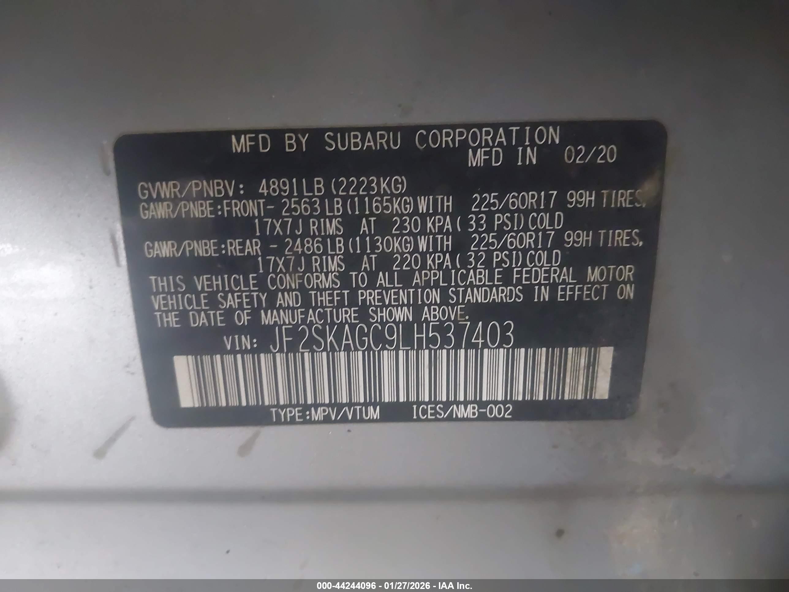 SUBARU FORESTER image 9