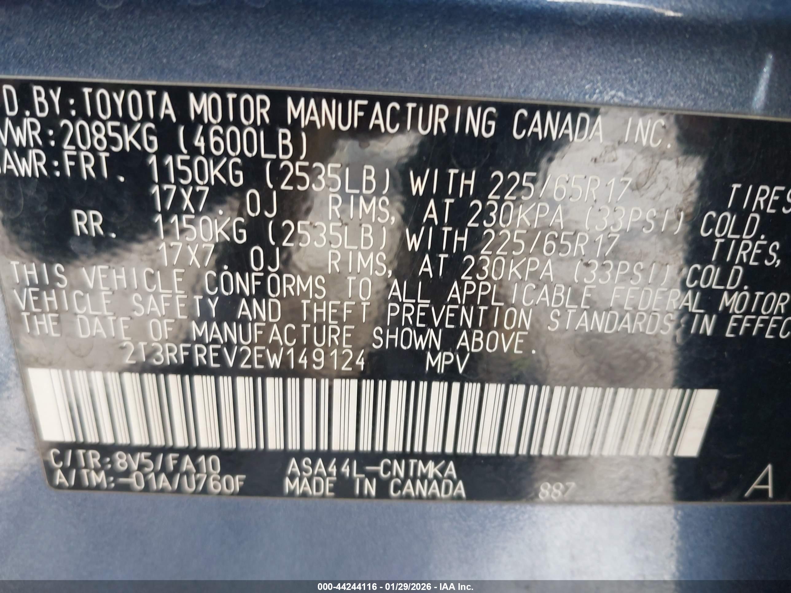 TOYOTA RAV4 image 9
