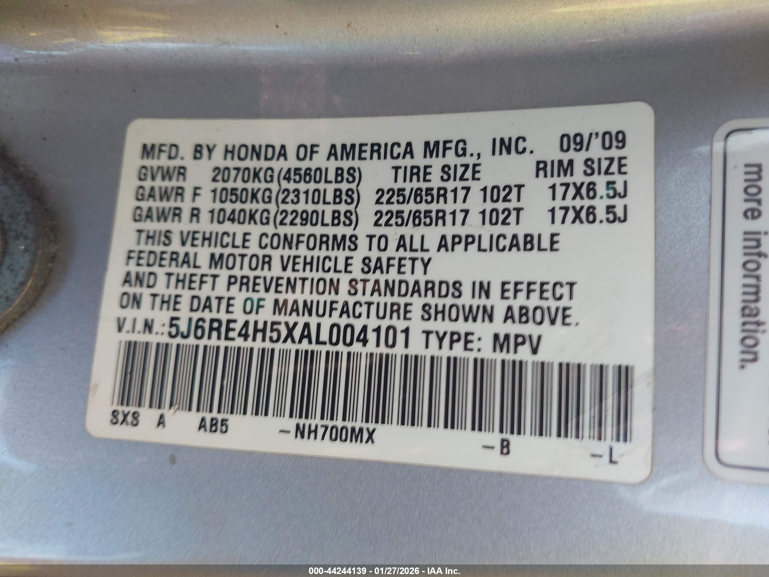 HONDA CR-V image 9