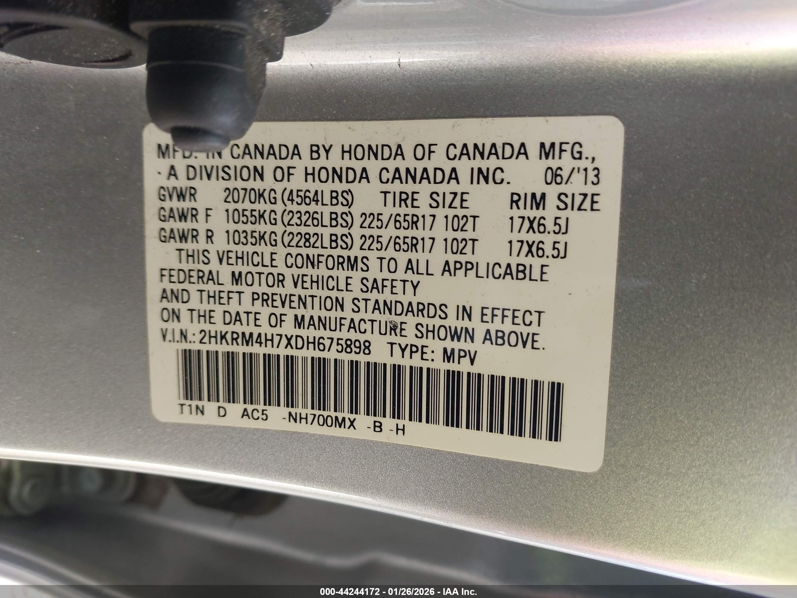 HONDA CR-V image 9