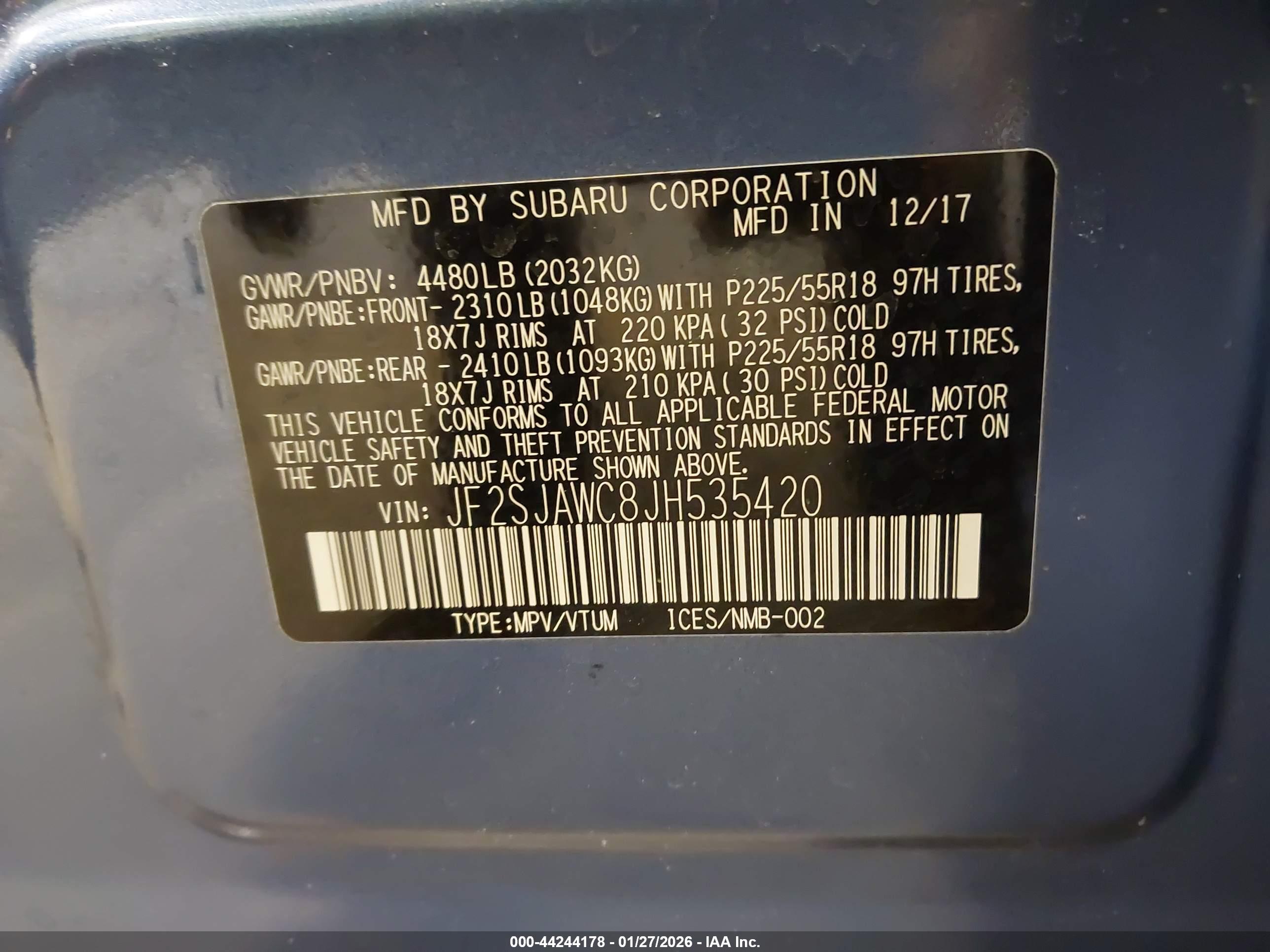 SUBARU FORESTER image 9