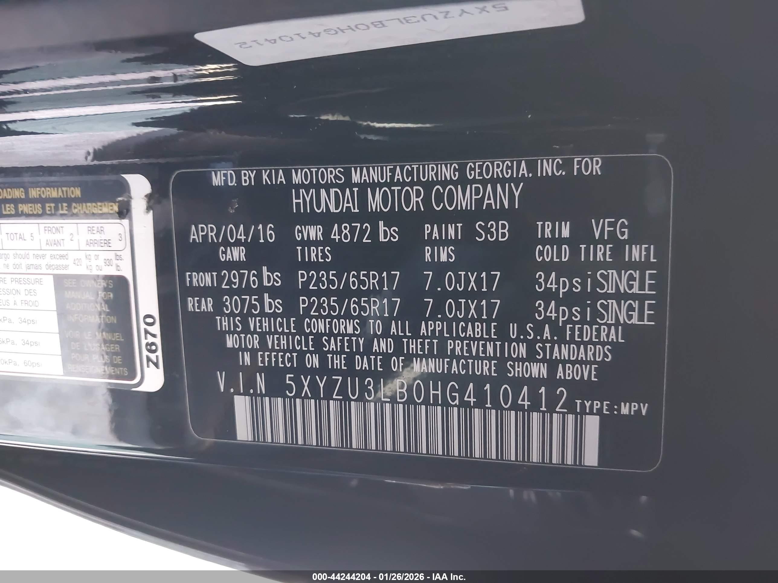 HYUNDAI SANTA image 9