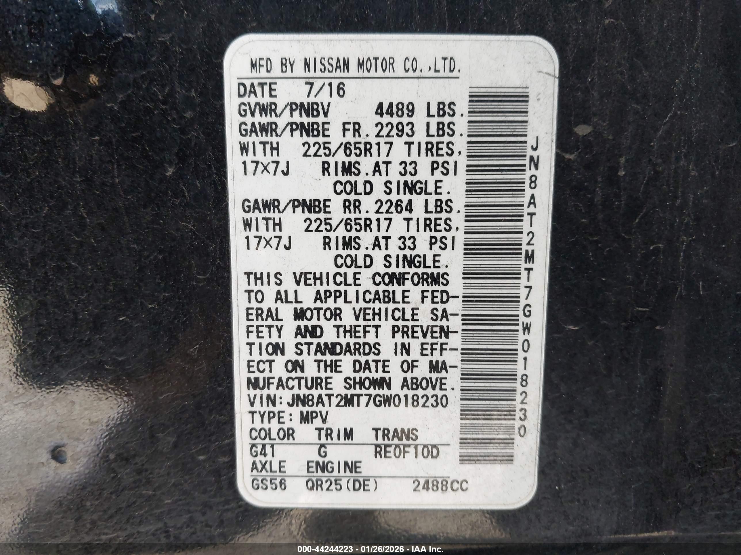 NISSAN ROGUE image 9