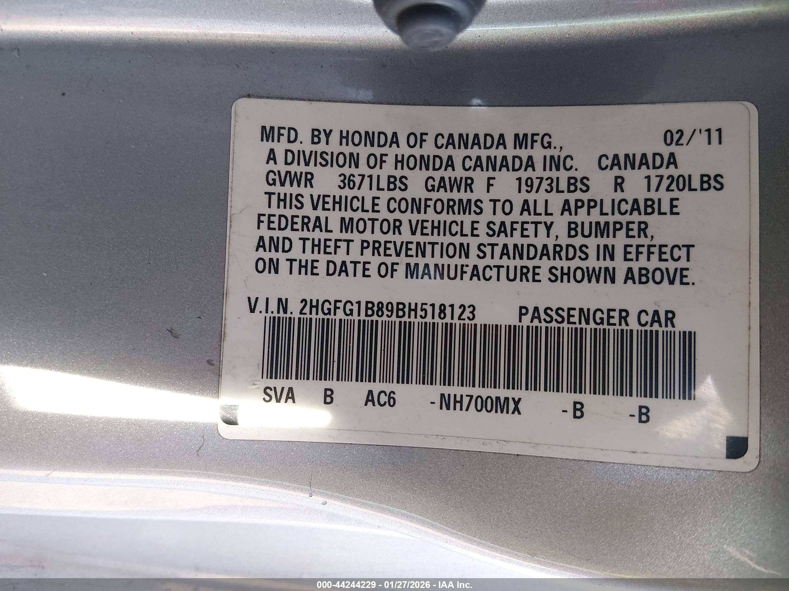 HONDA CIVIC image 9