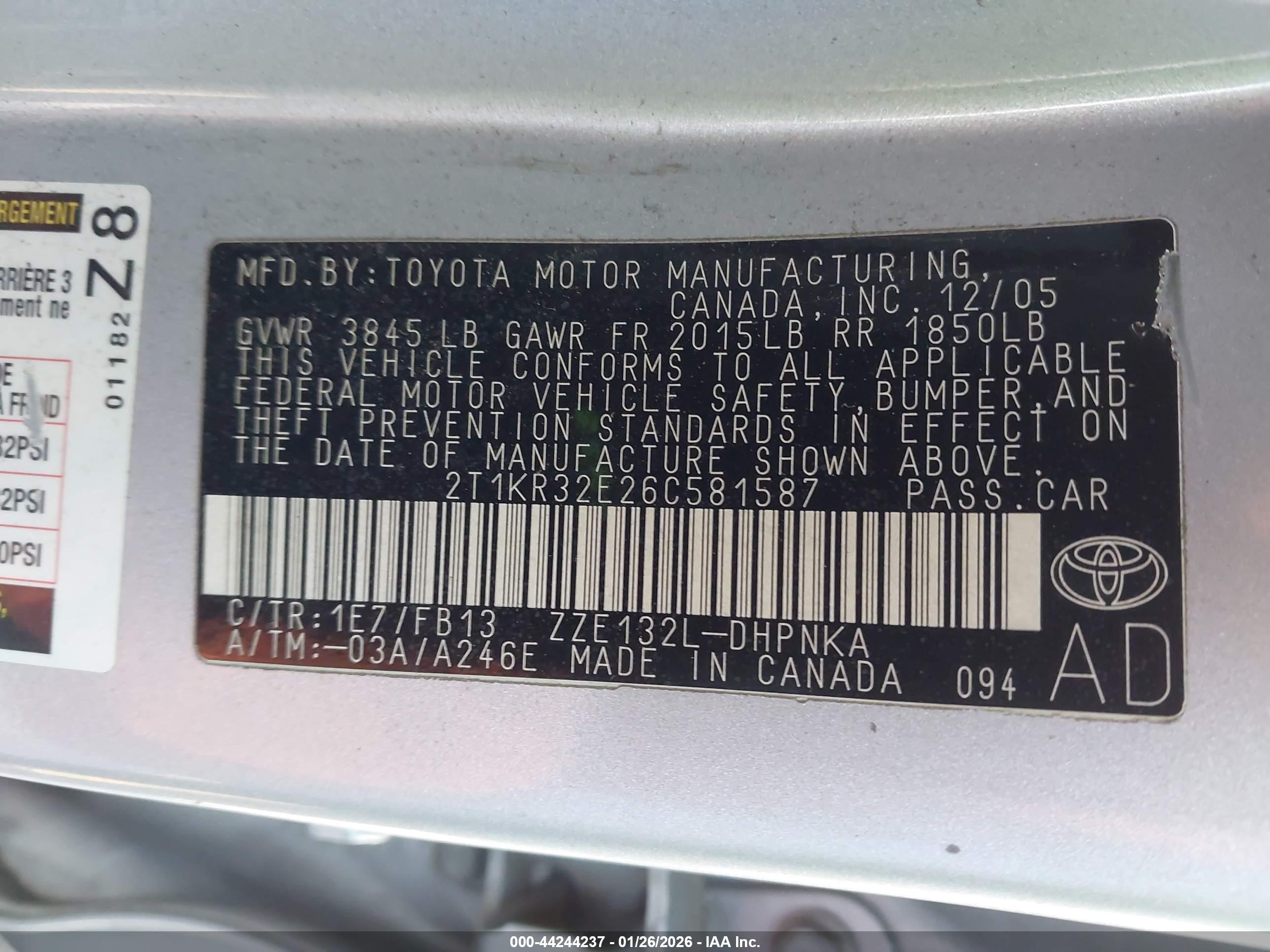 TOYOTA MATRIX image 9
