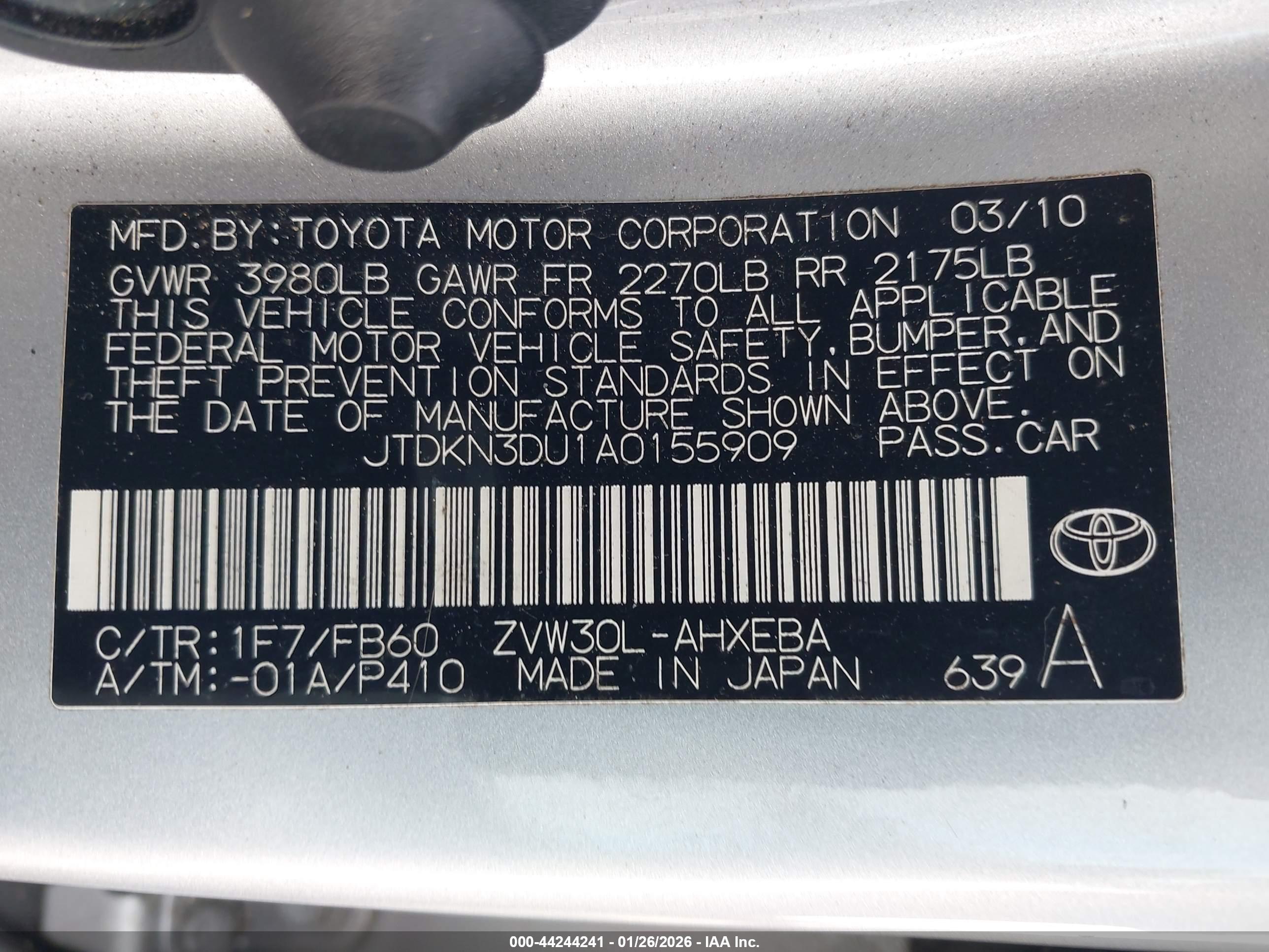 TOYOTA PRIUS image 9