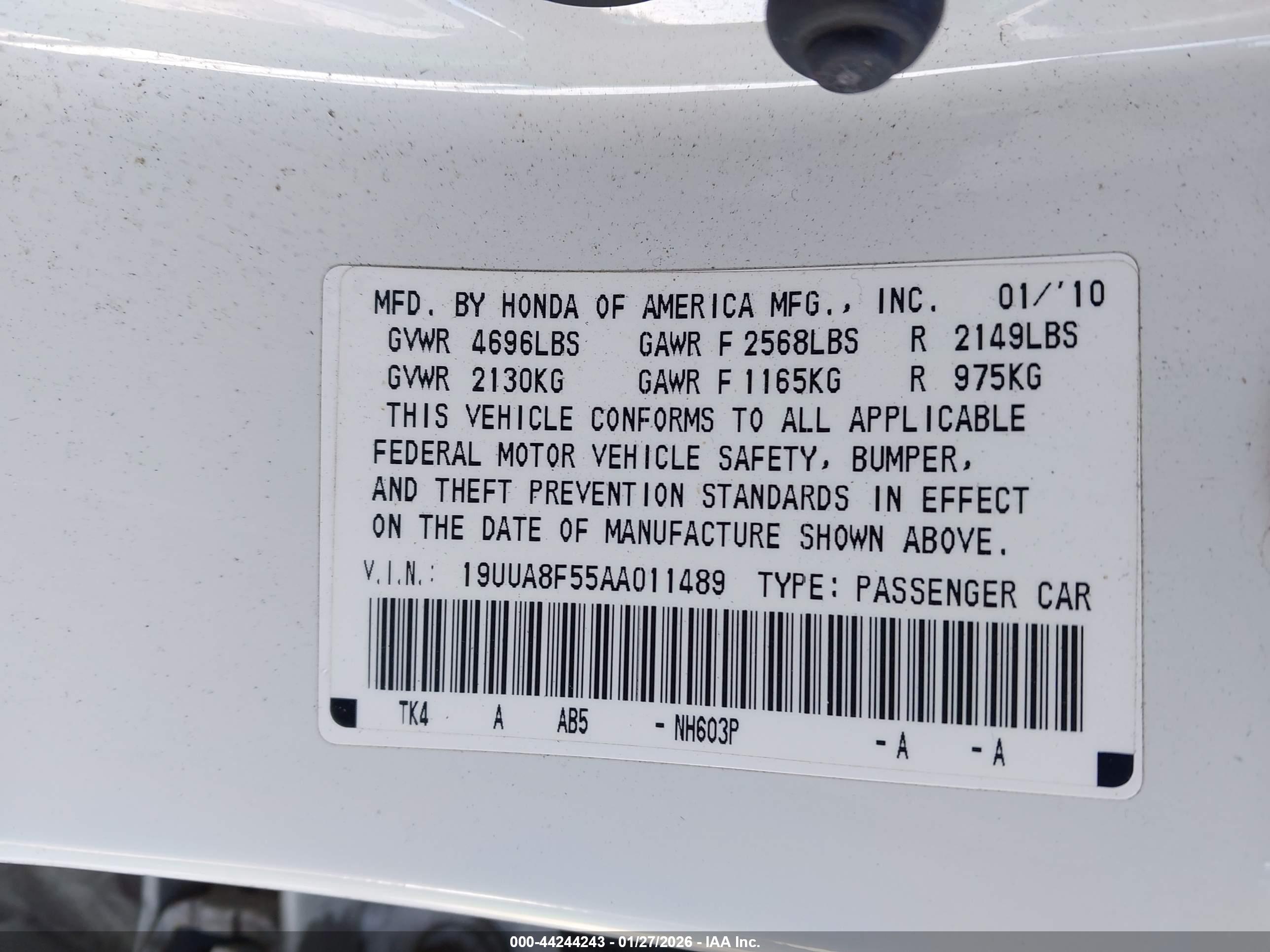 ACURA TL image 9