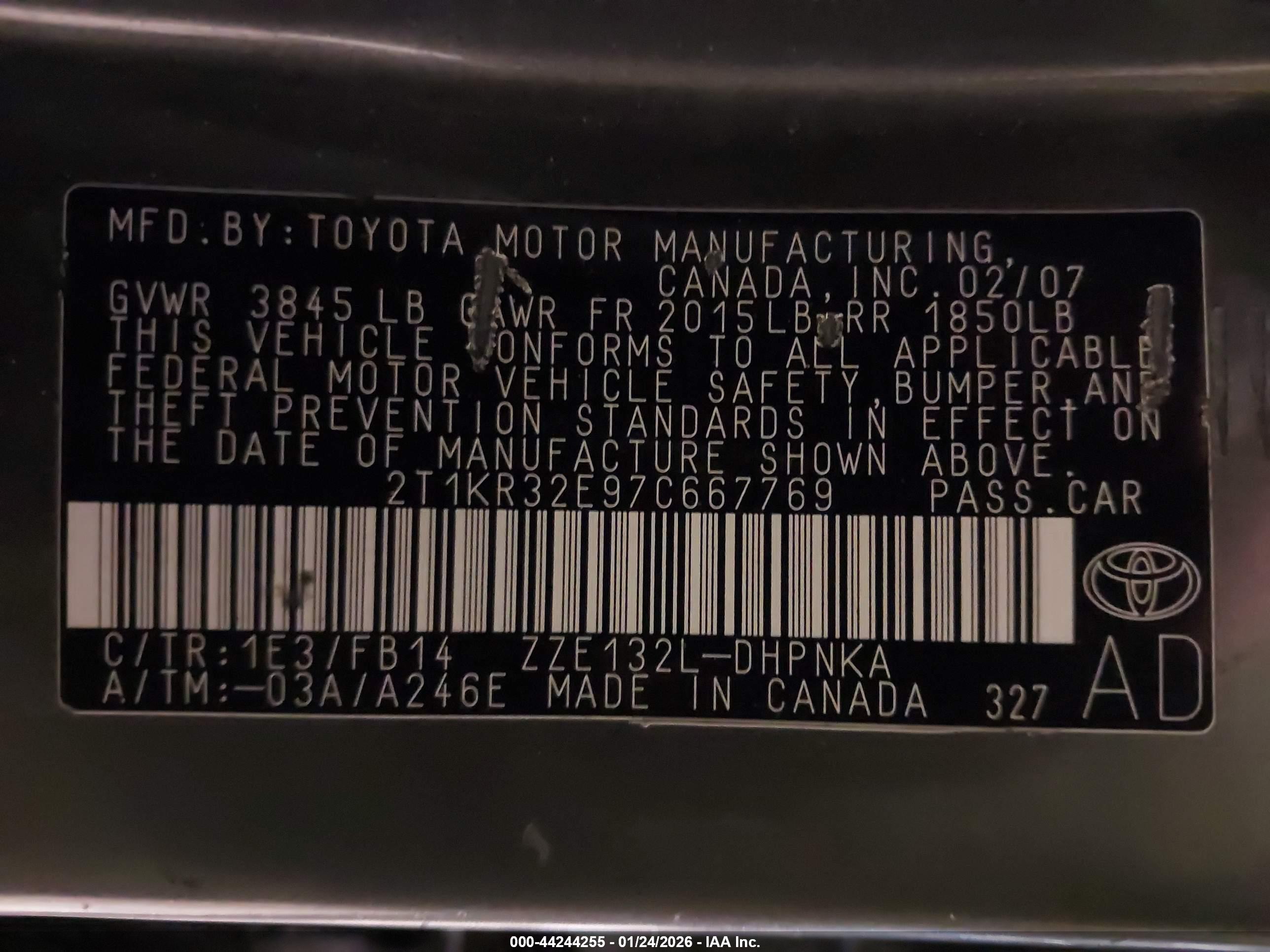 TOYOTA MATRIX image 9