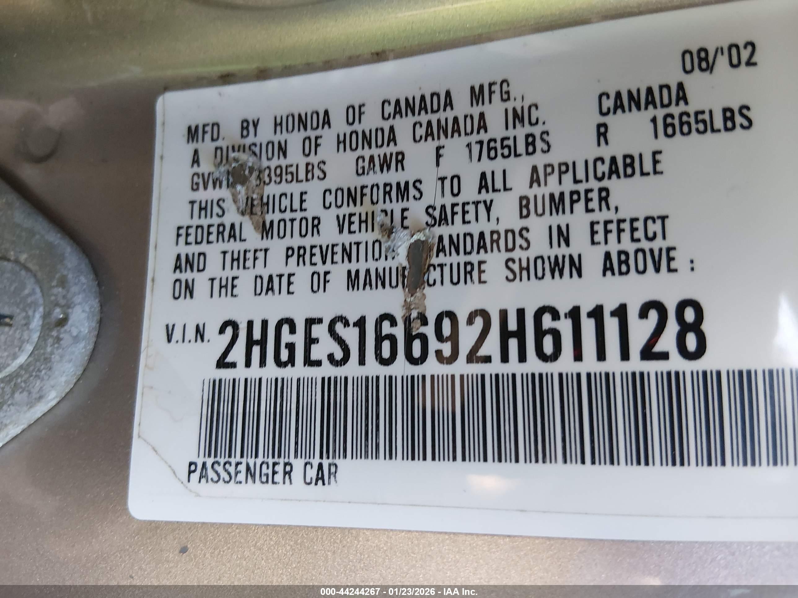 HONDA CIVIC image 9