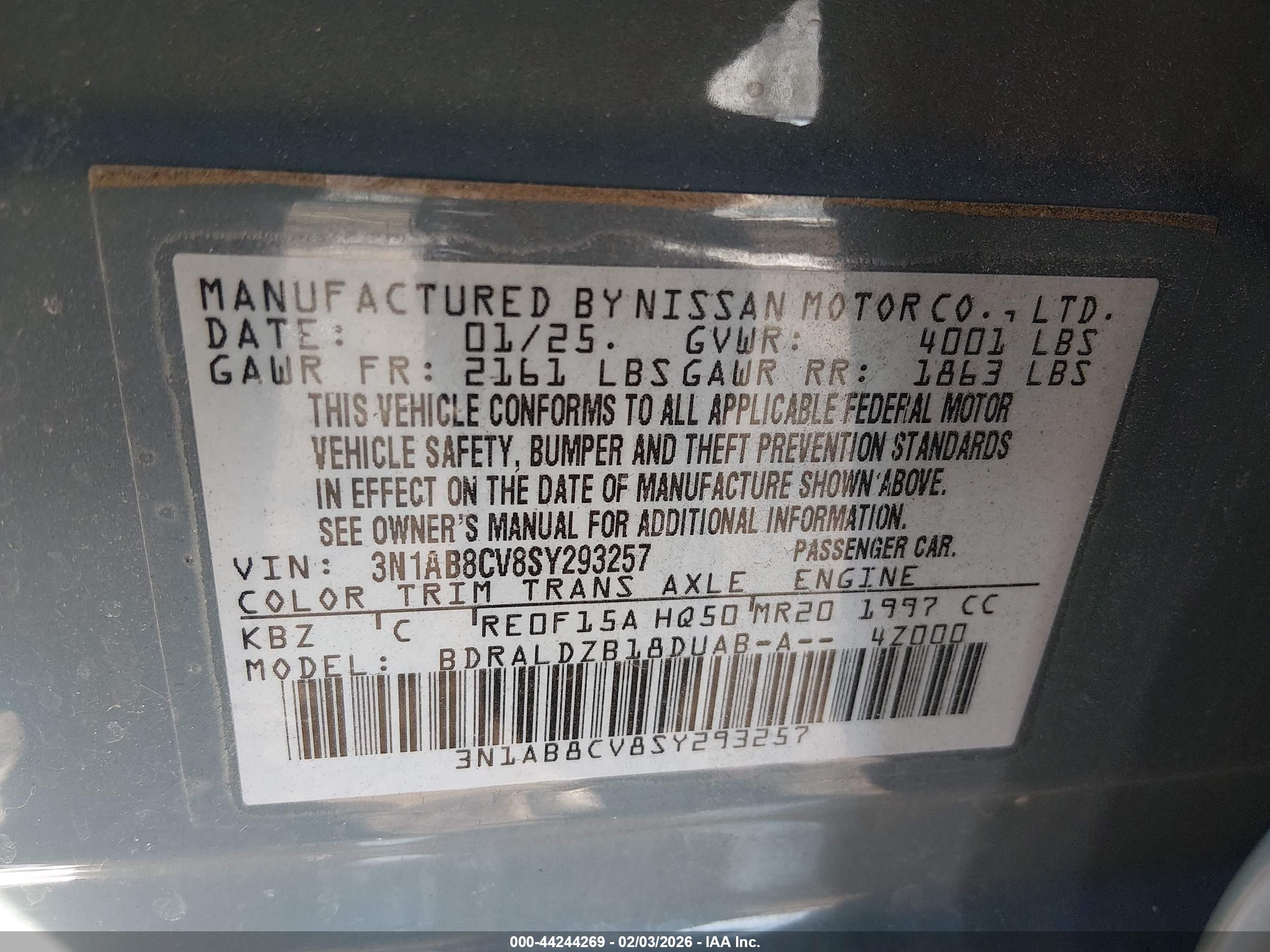 NISSAN SENTRA image 9