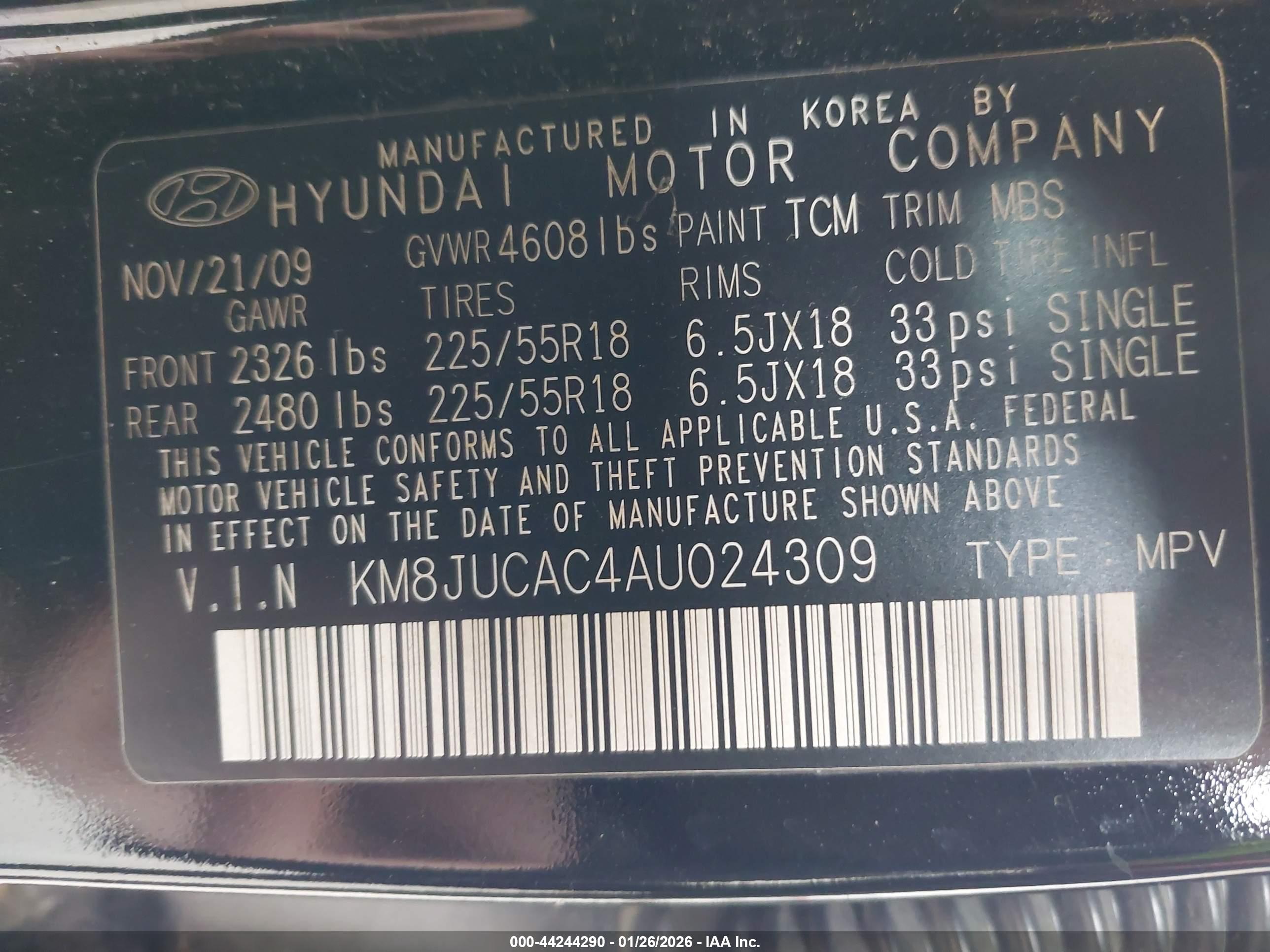 HYUNDAI TUCSON image 9