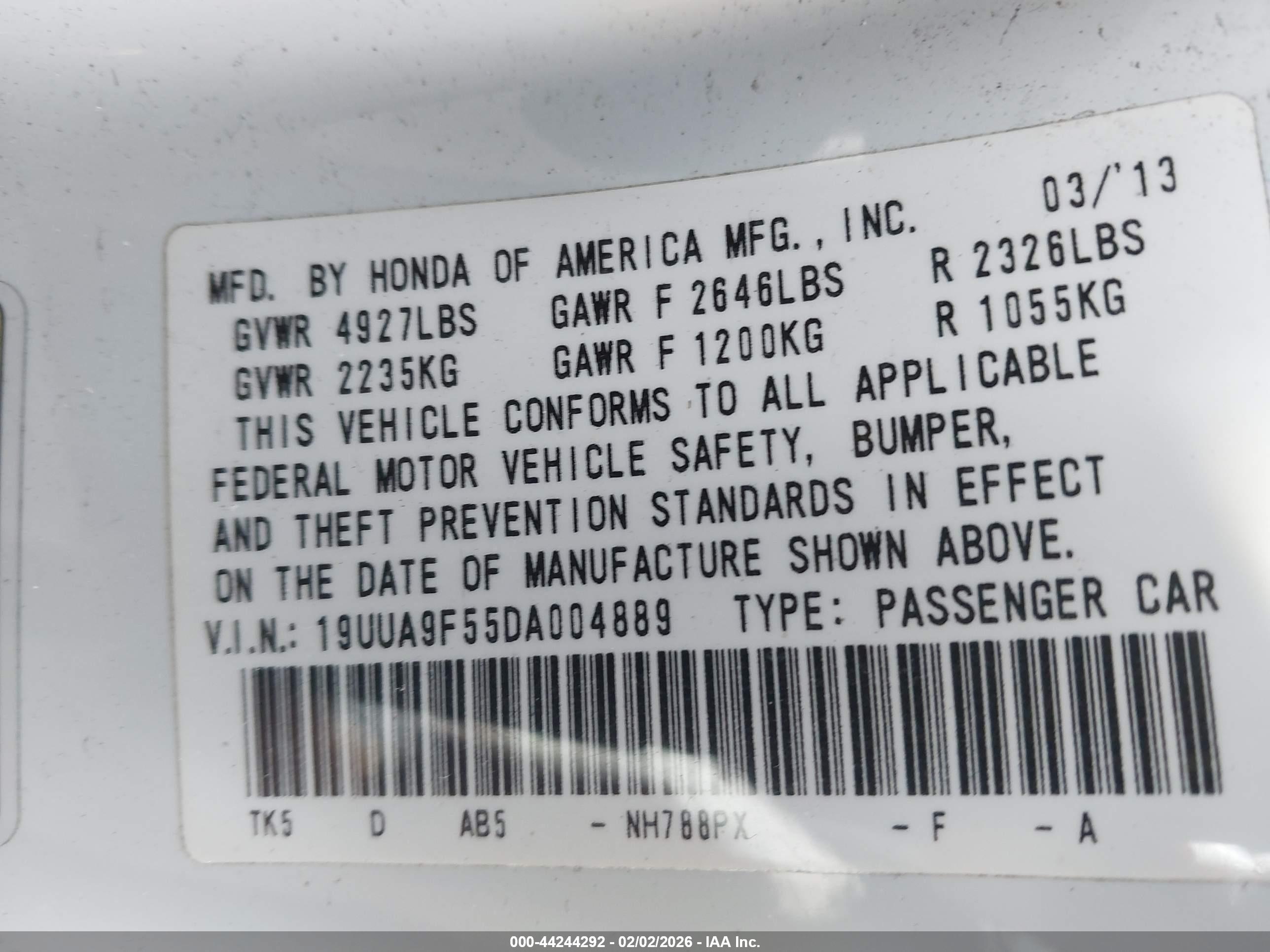 ACURA TL image 9
