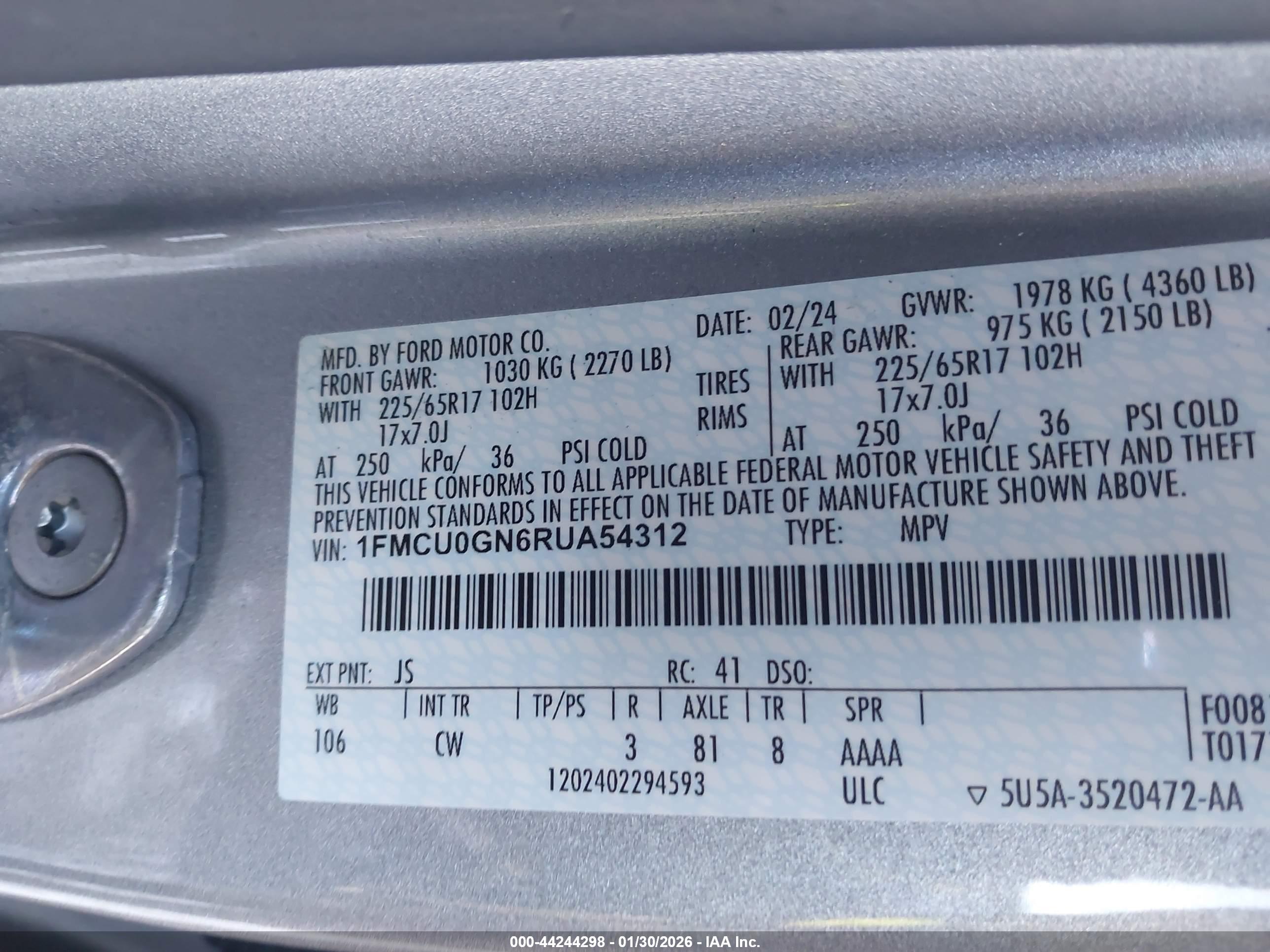 FORD ESCAPE image 9