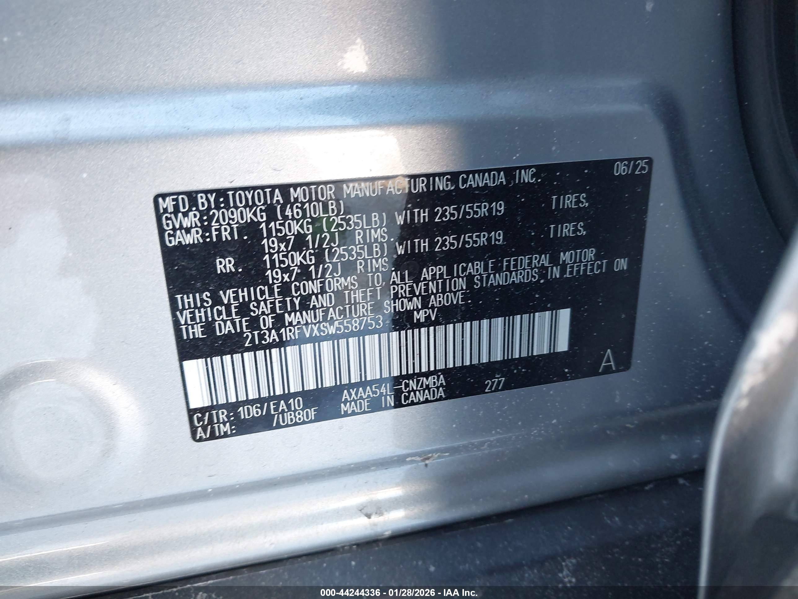 TOYOTA RAV4 image 9