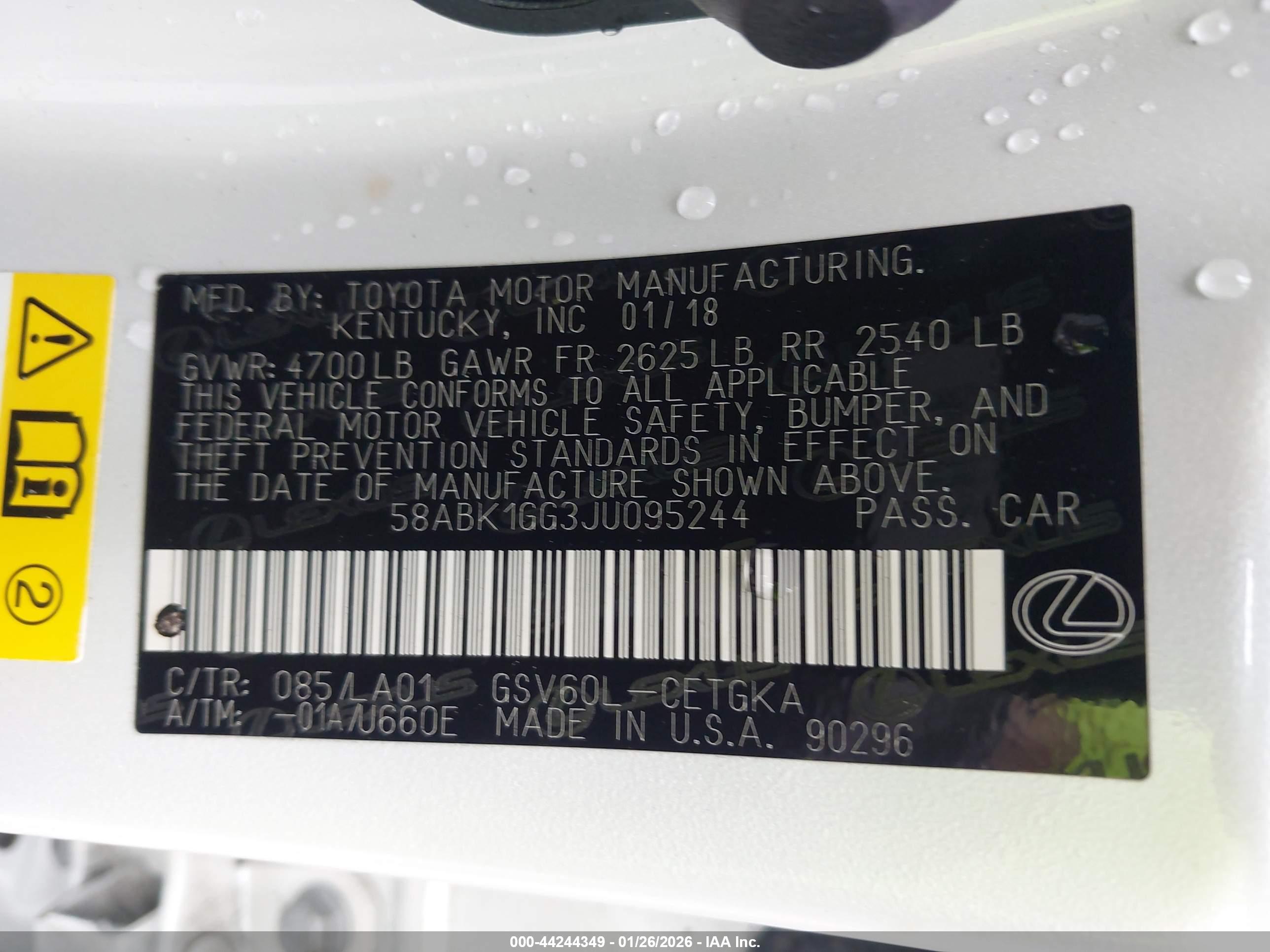 LEXUS ES image 9